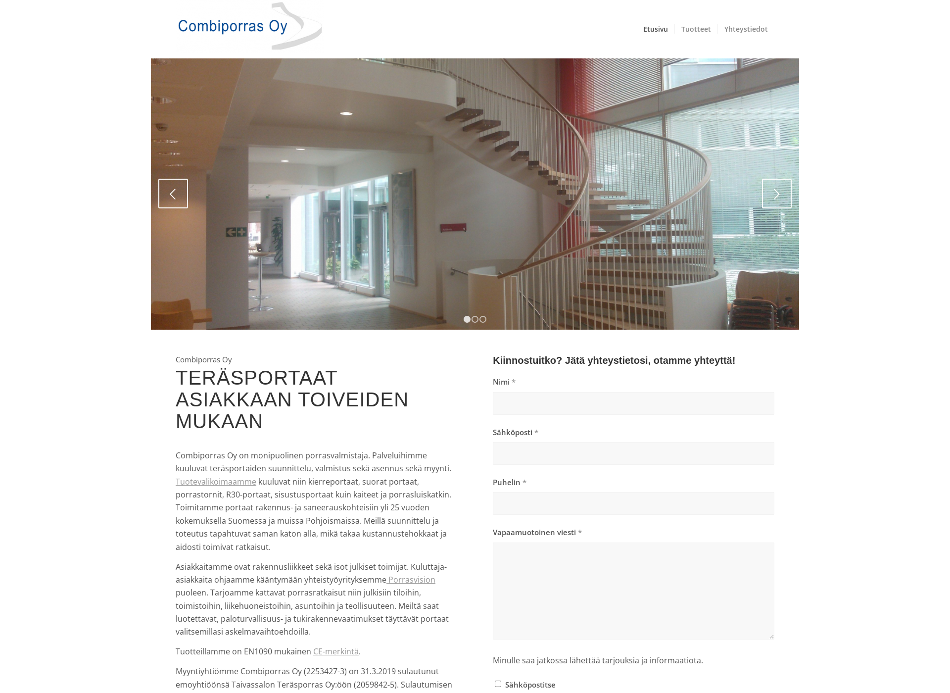 Screenshot for combiporras.fi