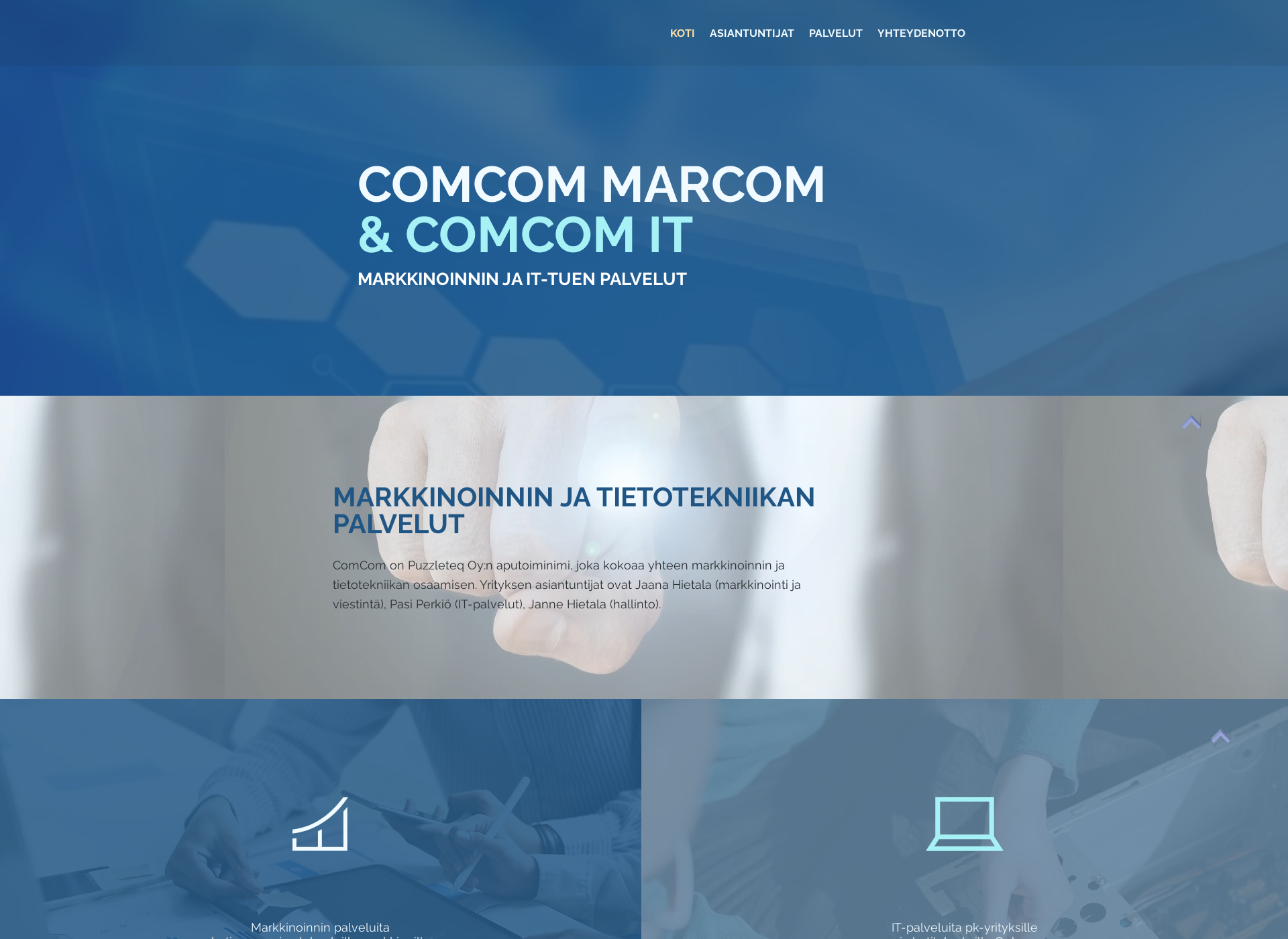 Screenshot for comcom.fi