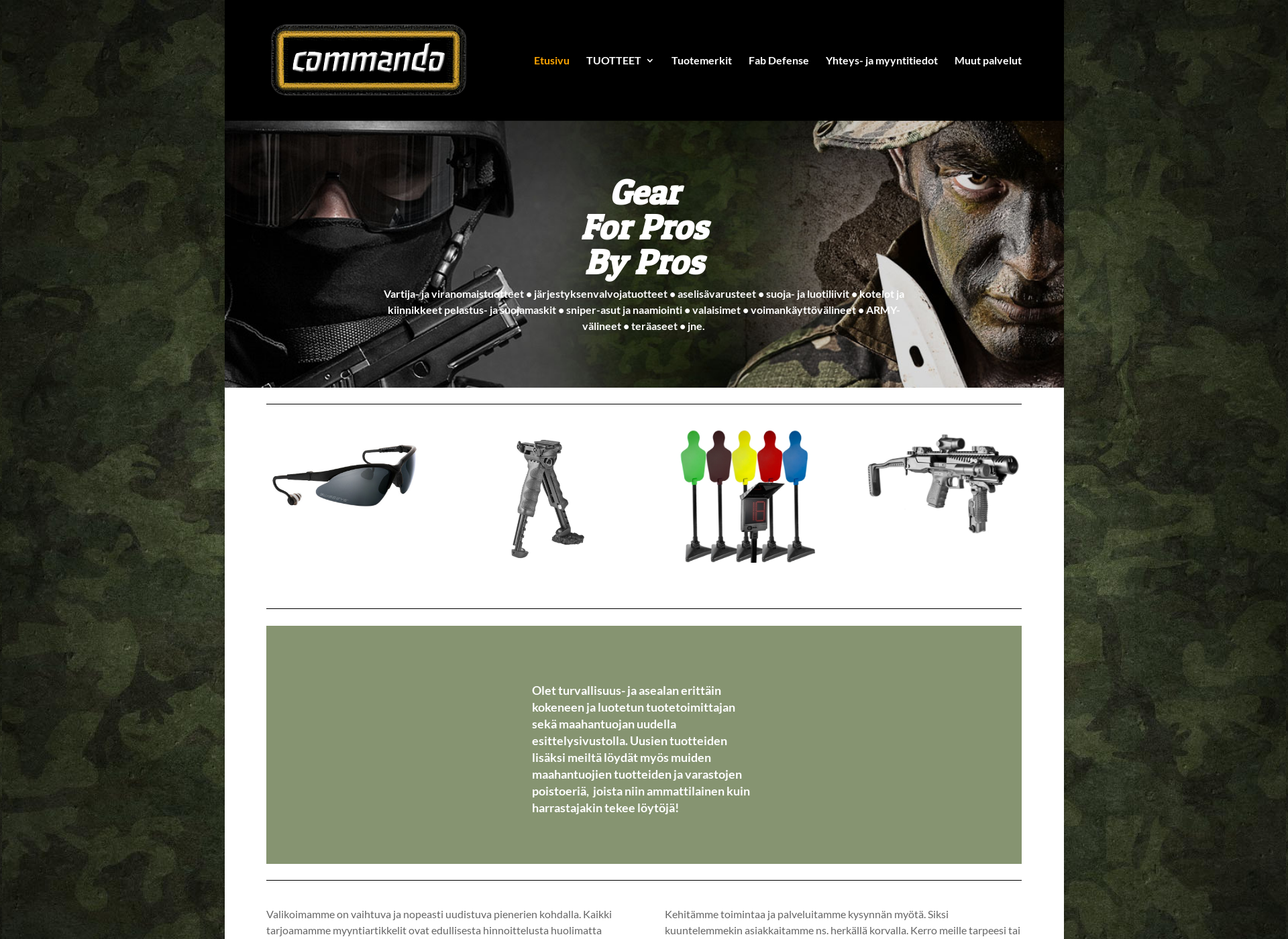 Screenshot for commando.fi