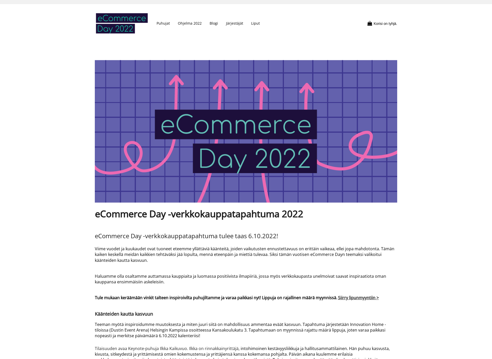 Screenshot for commerceday.fi