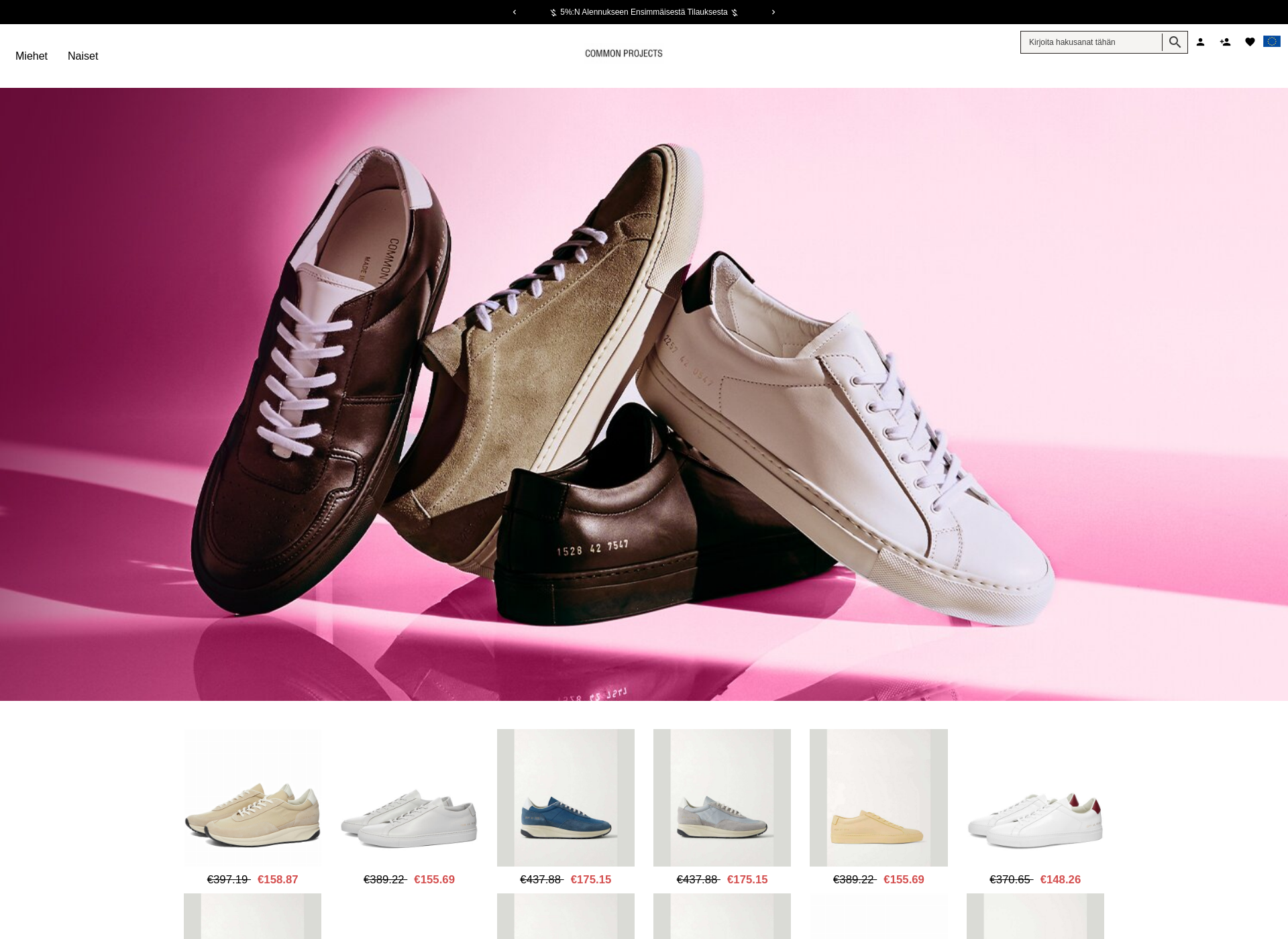 Screenshot for commonprojects.fi