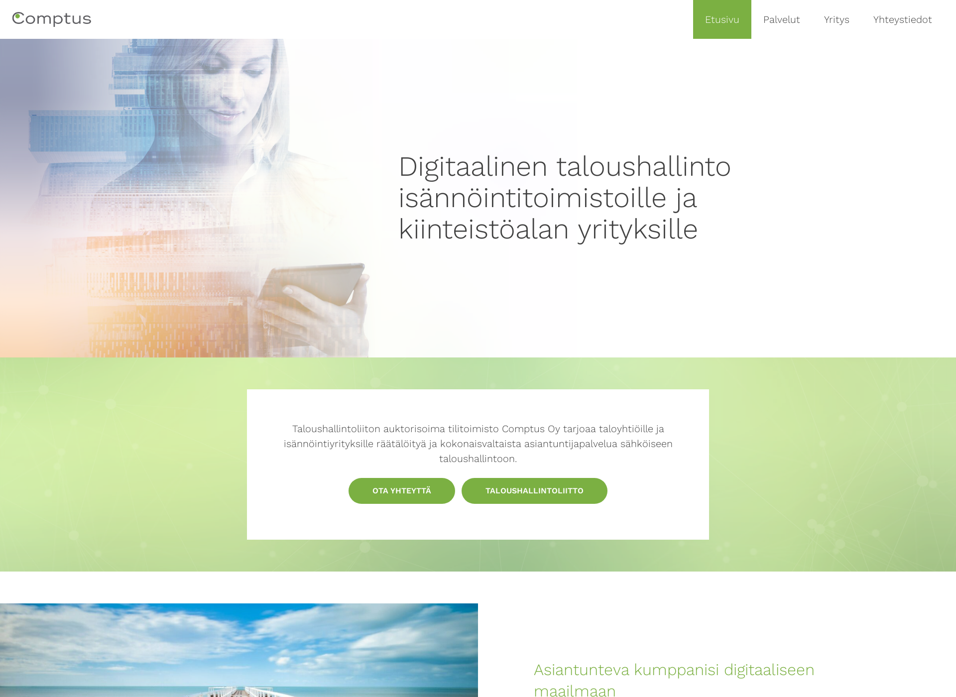 Screenshot for comptus.fi