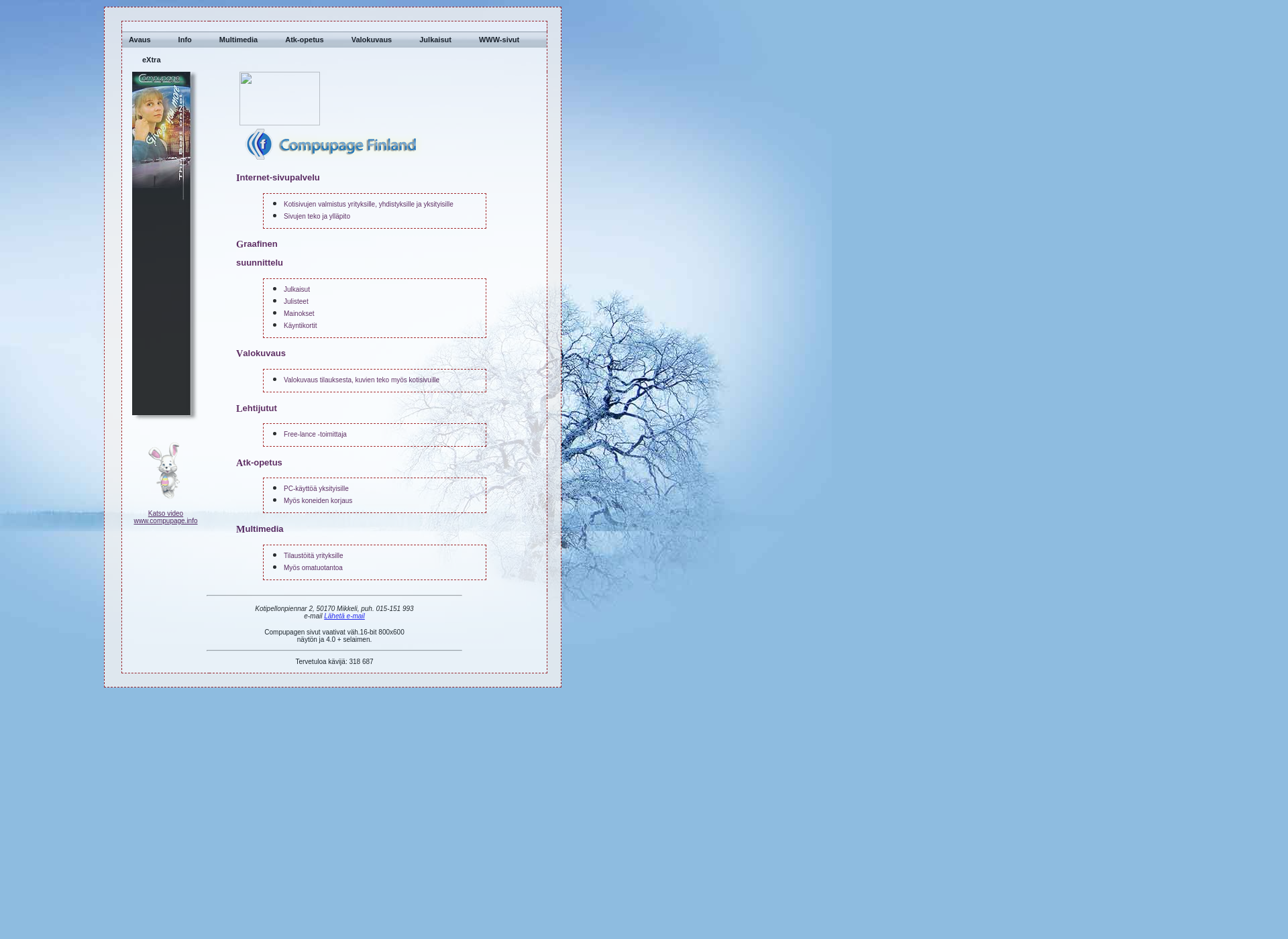 Screenshot for compupage.fi