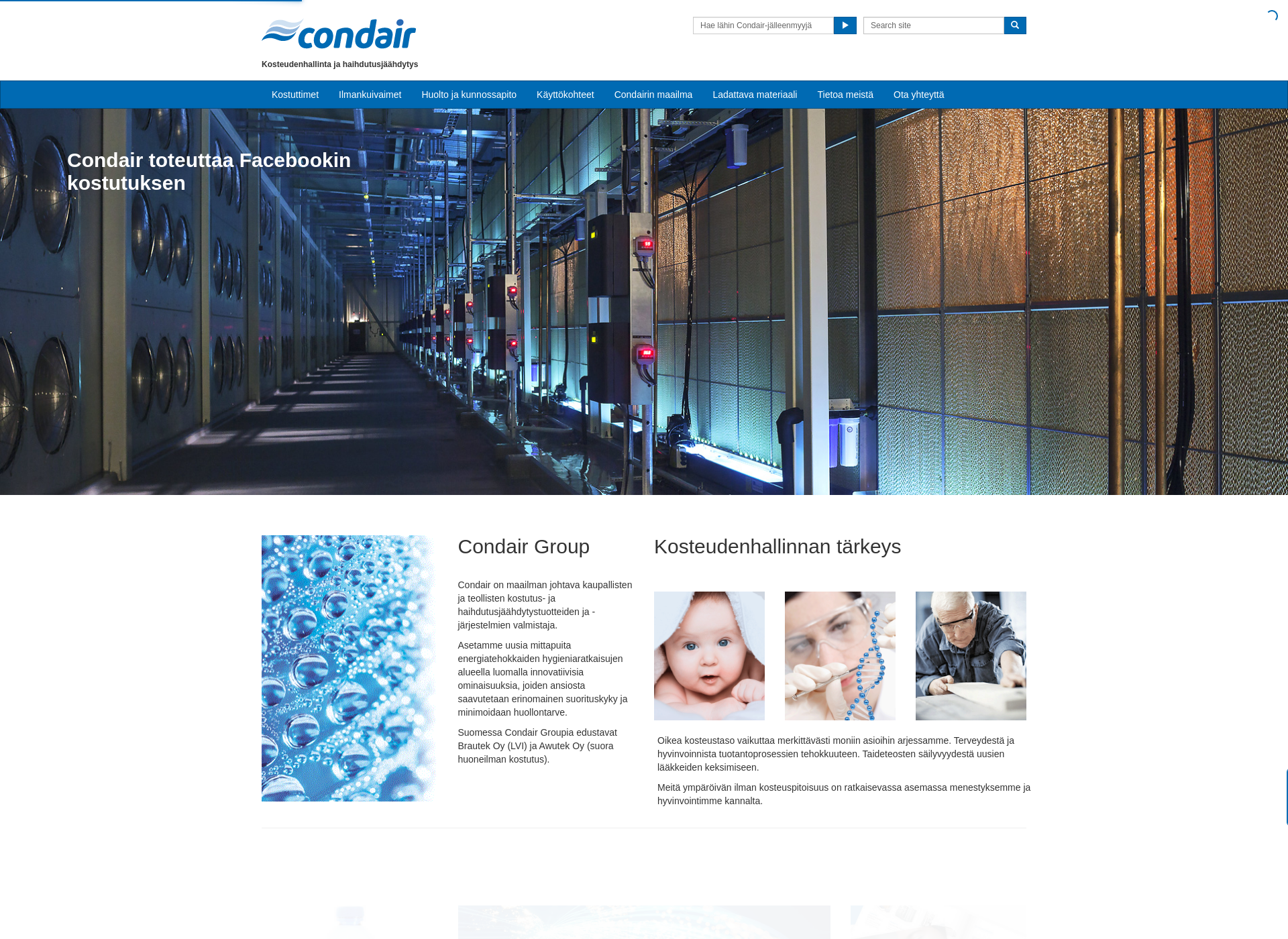 Screenshot for condair.fi
