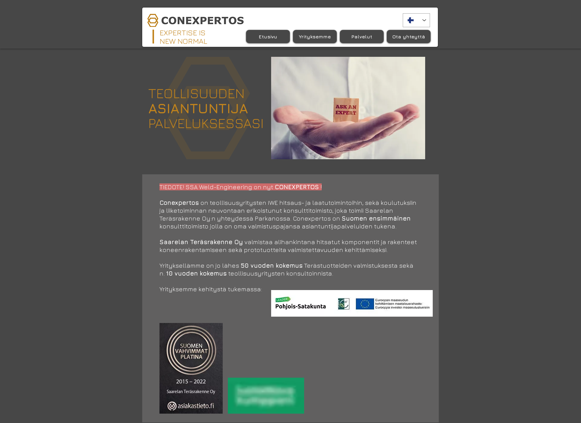 Screenshot for conexpertos.fi