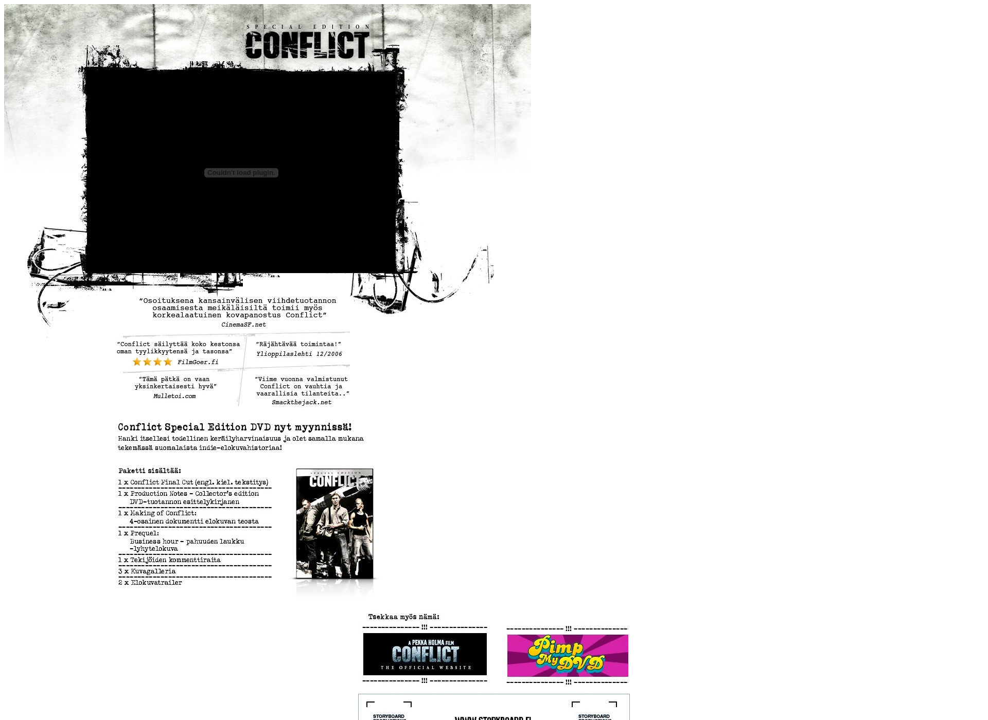 Screenshot for conflict.fi