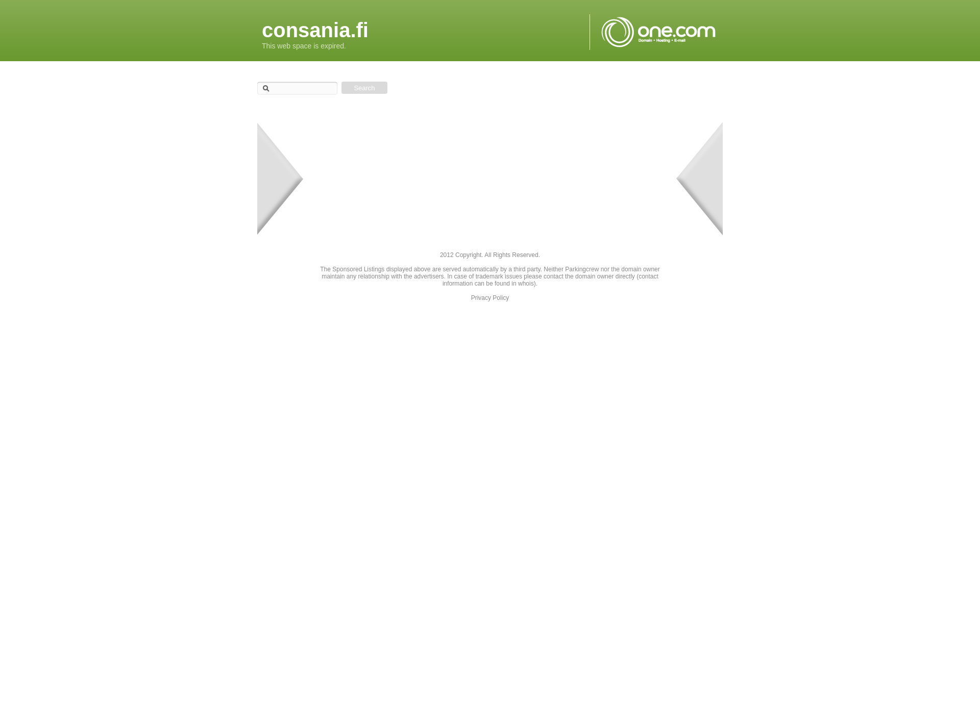 Screenshot for consania.fi