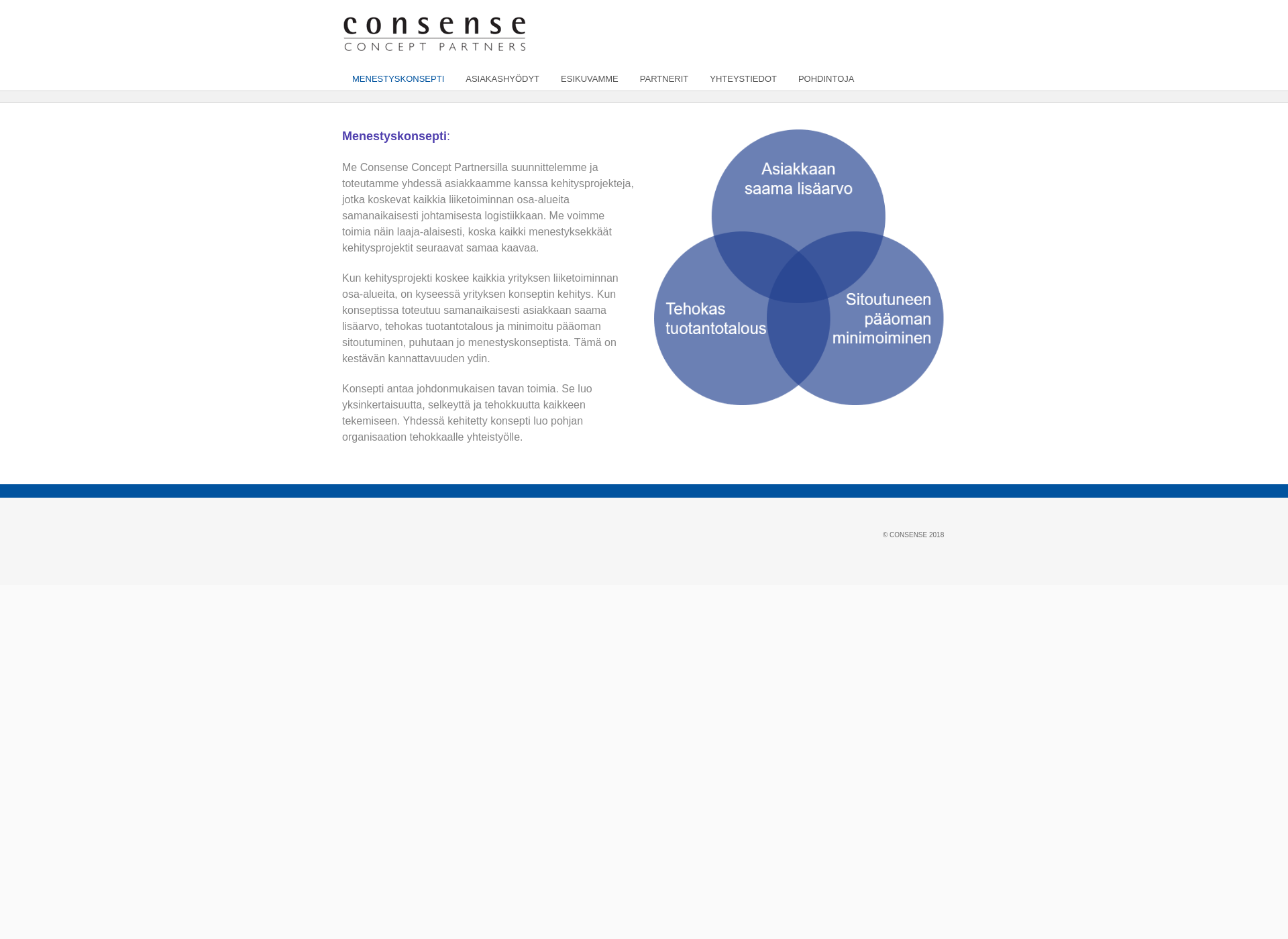 Screenshot for consense.fi