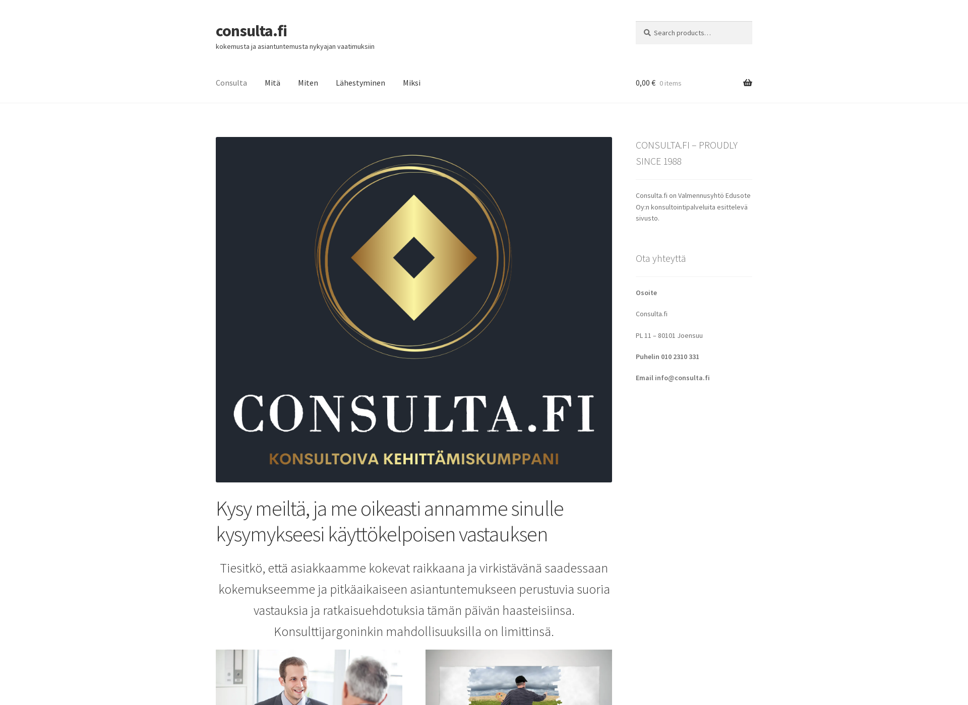 Screenshot for consulta.fi