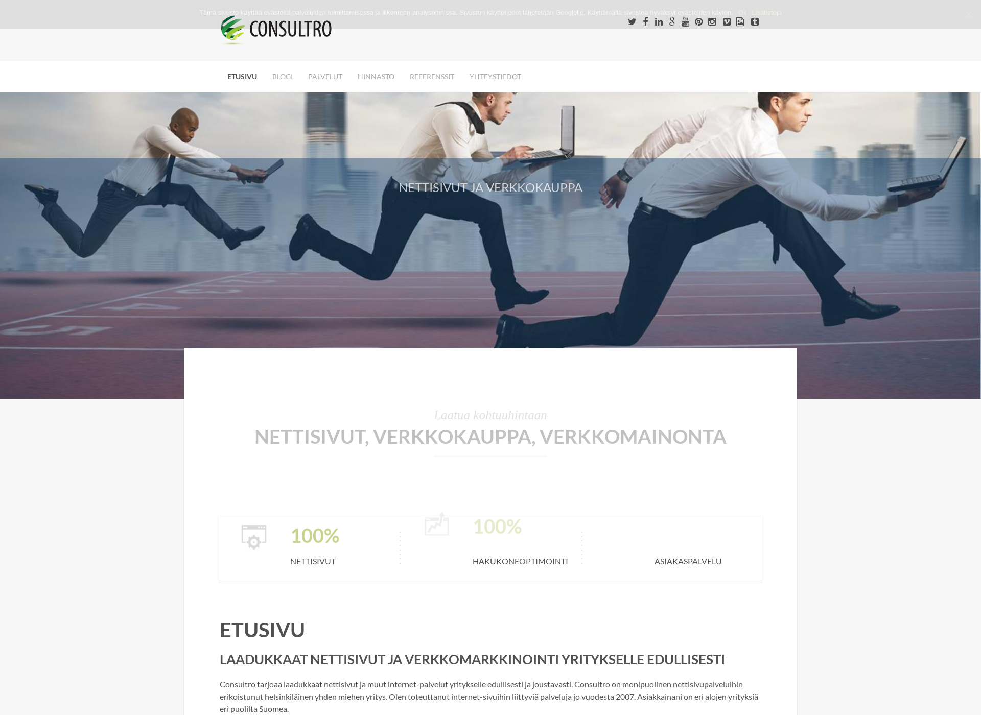 Screenshot for consultro.fi