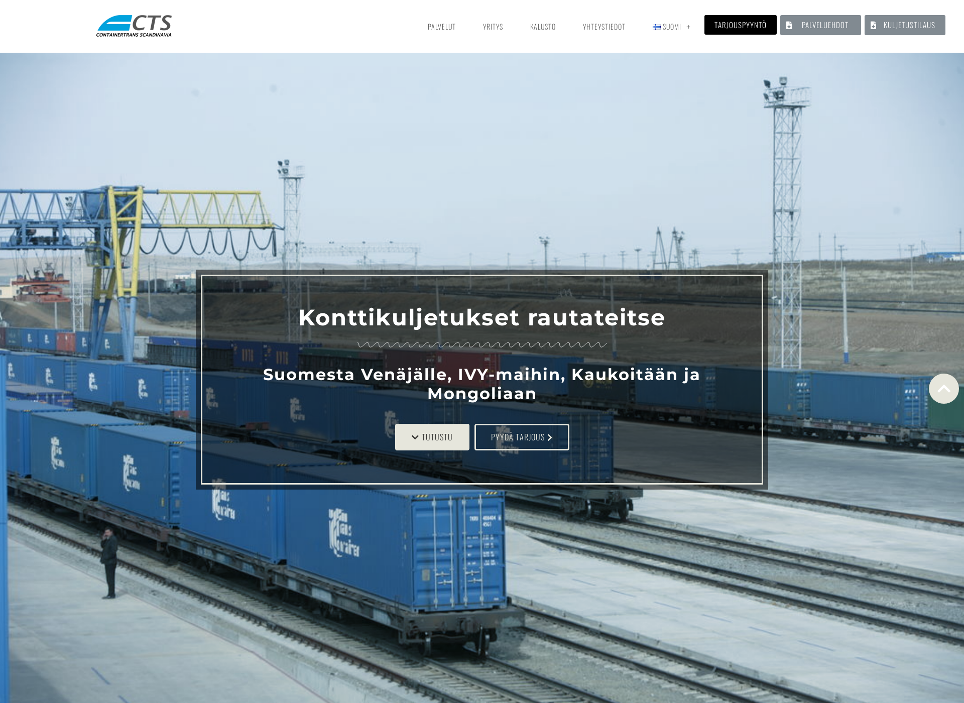 Screenshot for containertrans.fi