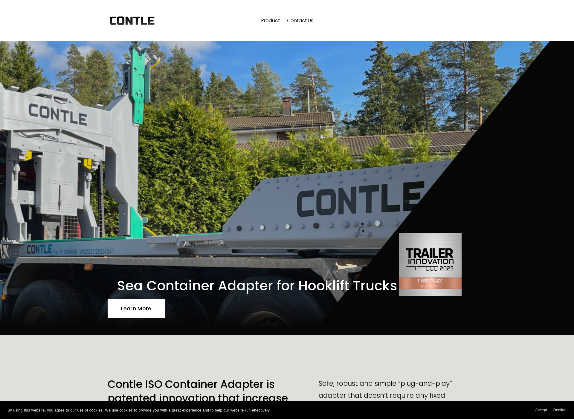 Screenshot for contle.fi
