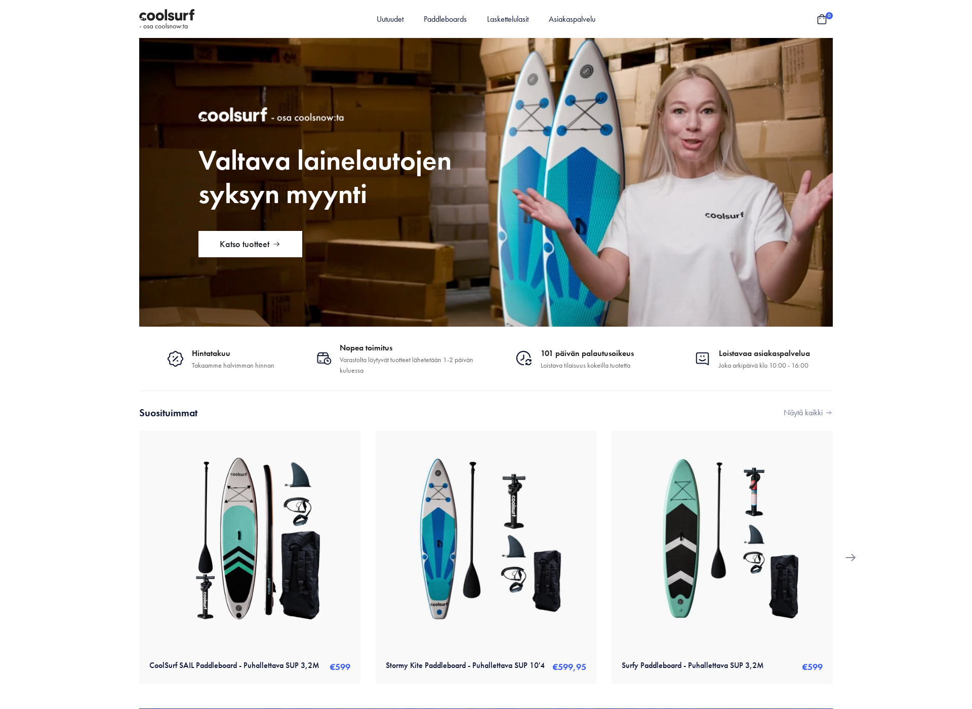 Screenshot for coolsurf.fi