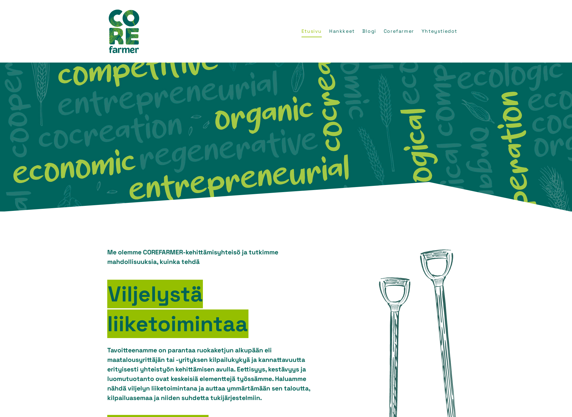 Screenshot for corefarmer.fi