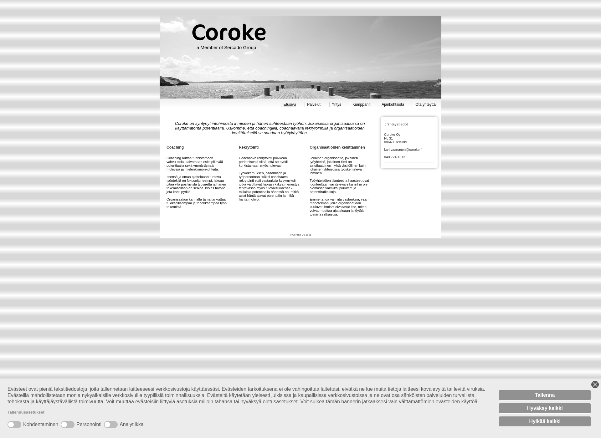Screenshot for coroke.fi