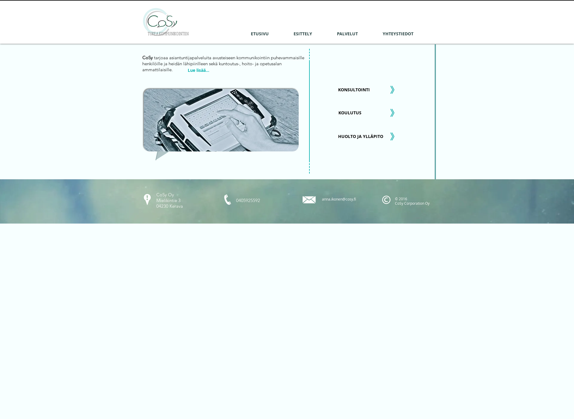 Screenshot for cosy.fi