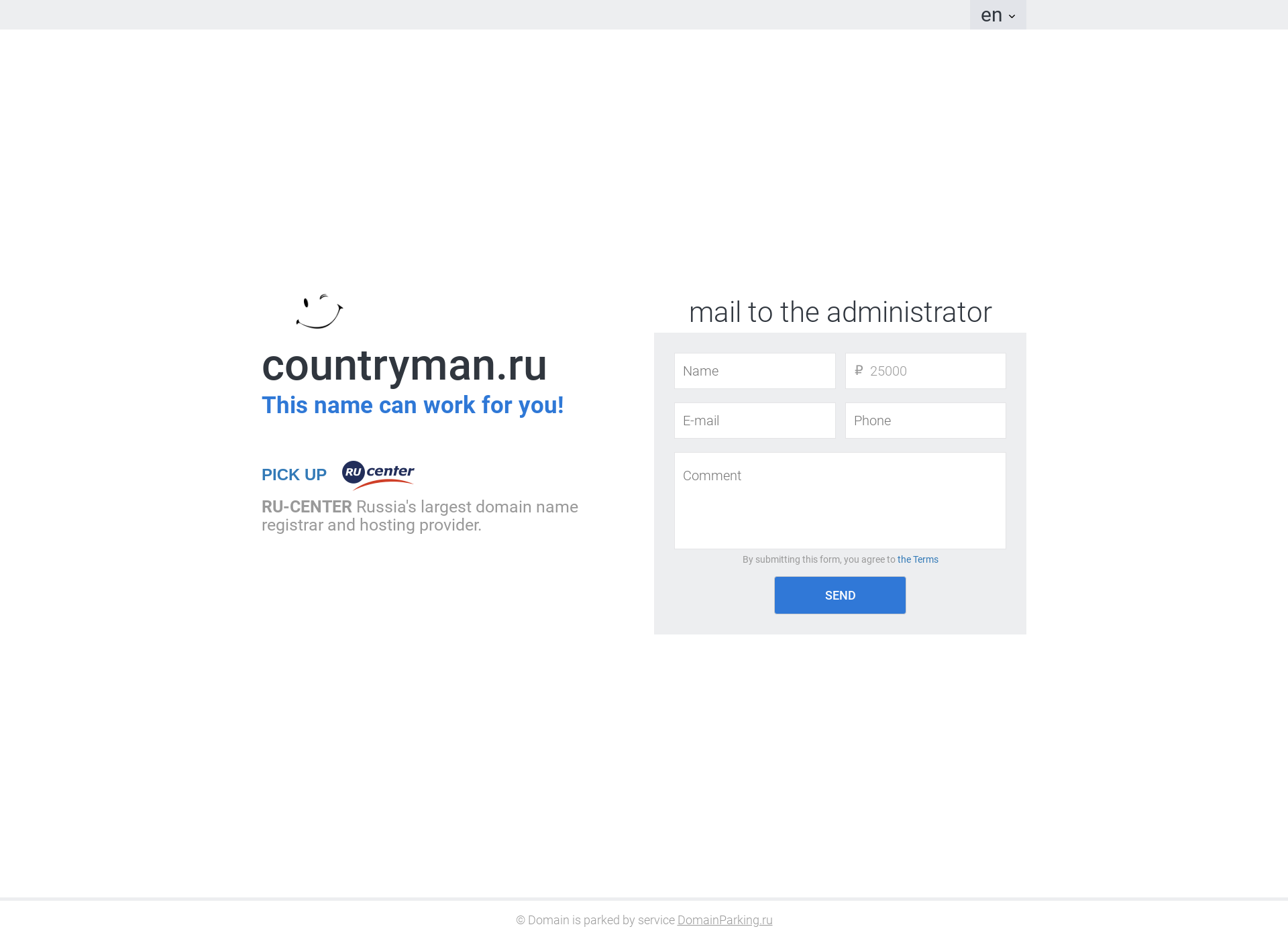 Screenshot for countryman.ru