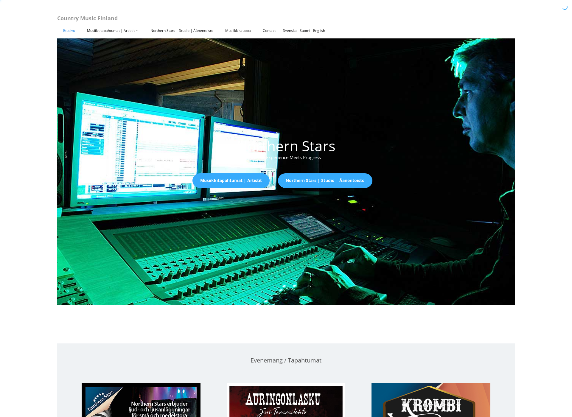 Screenshot for countrymusic.fi