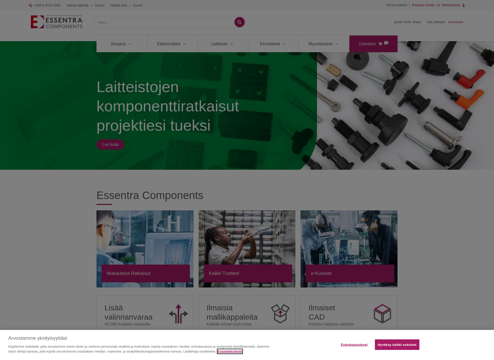 Screenshot for covertech.fi