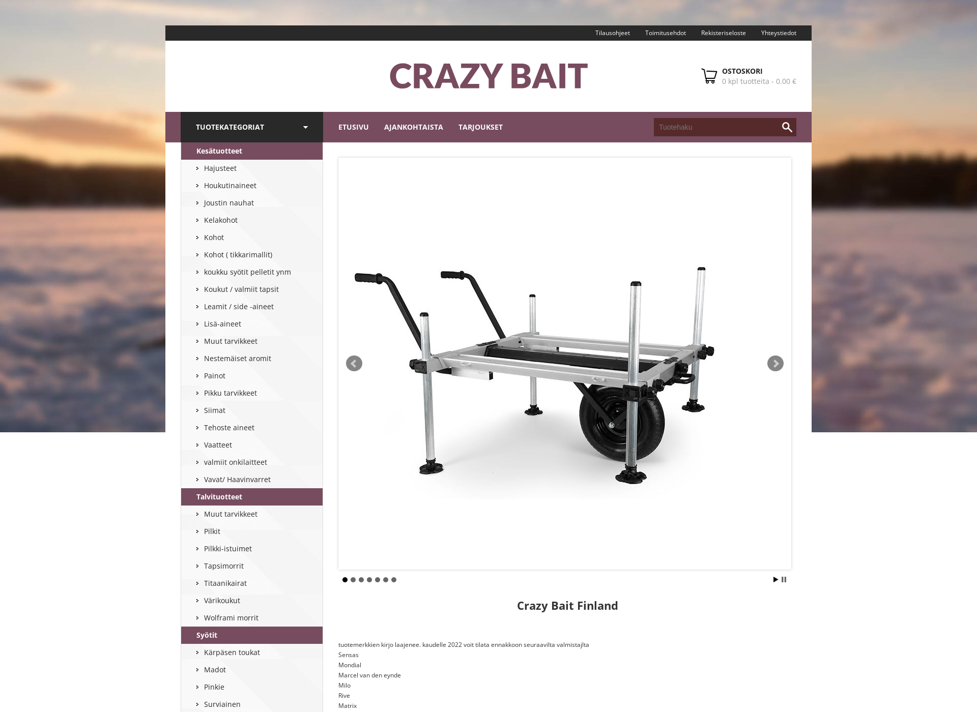 Screenshot for crazybait.fi