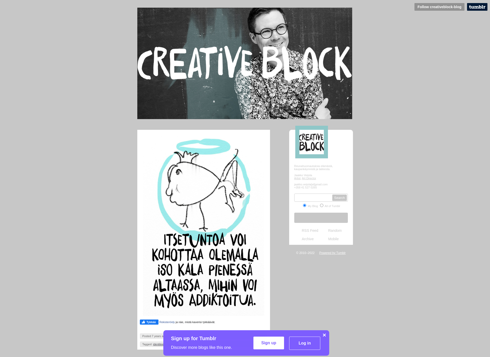 Screenshot for creativeblock.fi