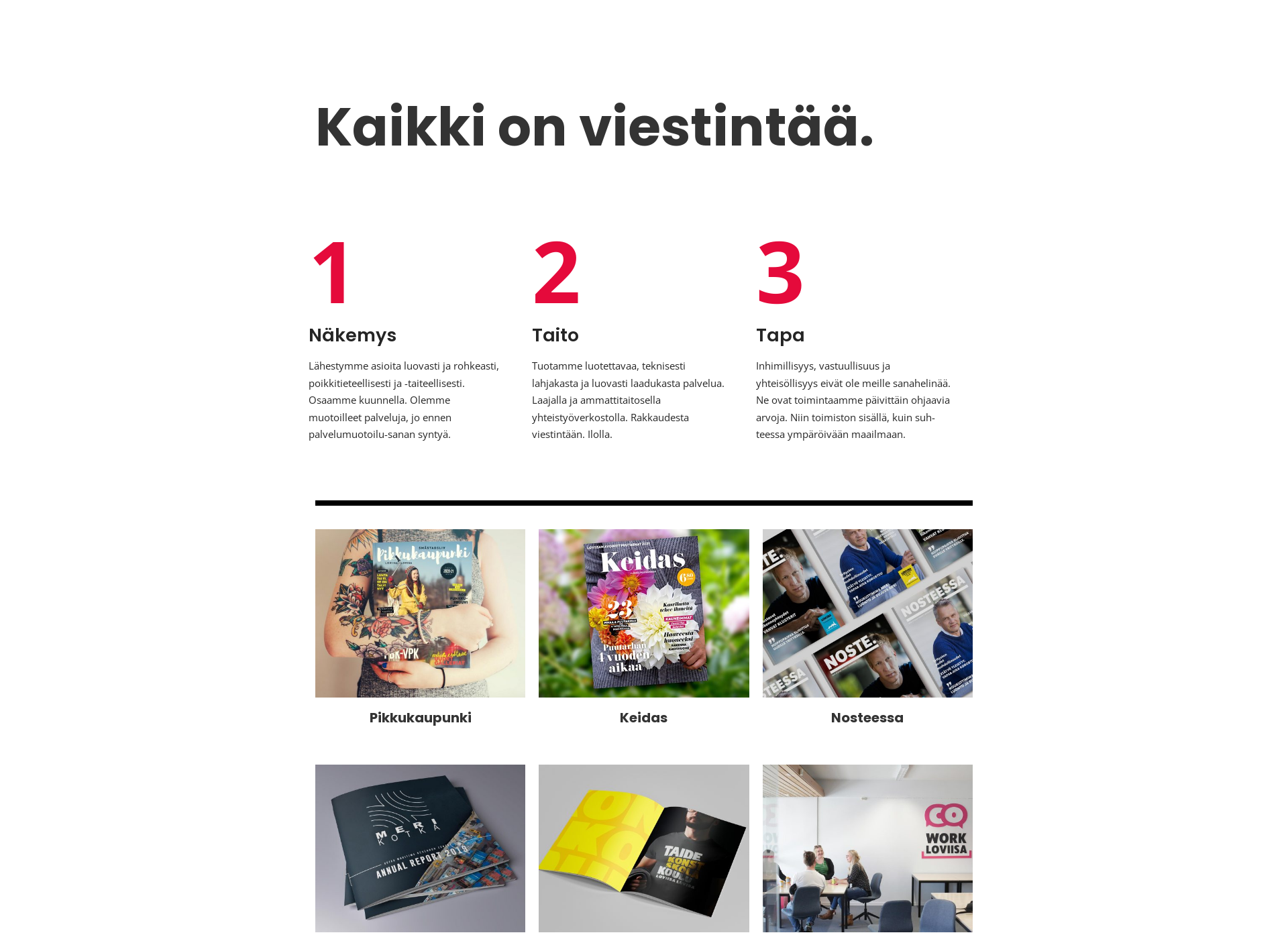 Screenshot for creativepeak.fi