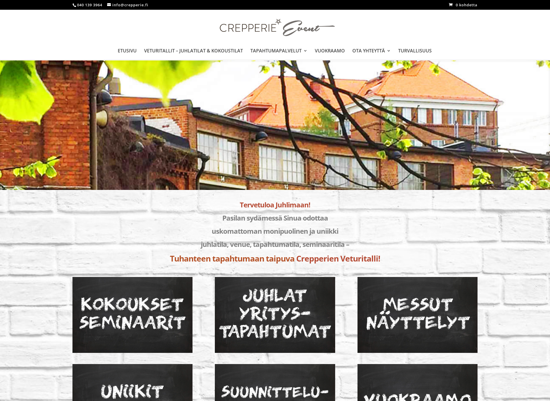 Screenshot for crepperie.fi