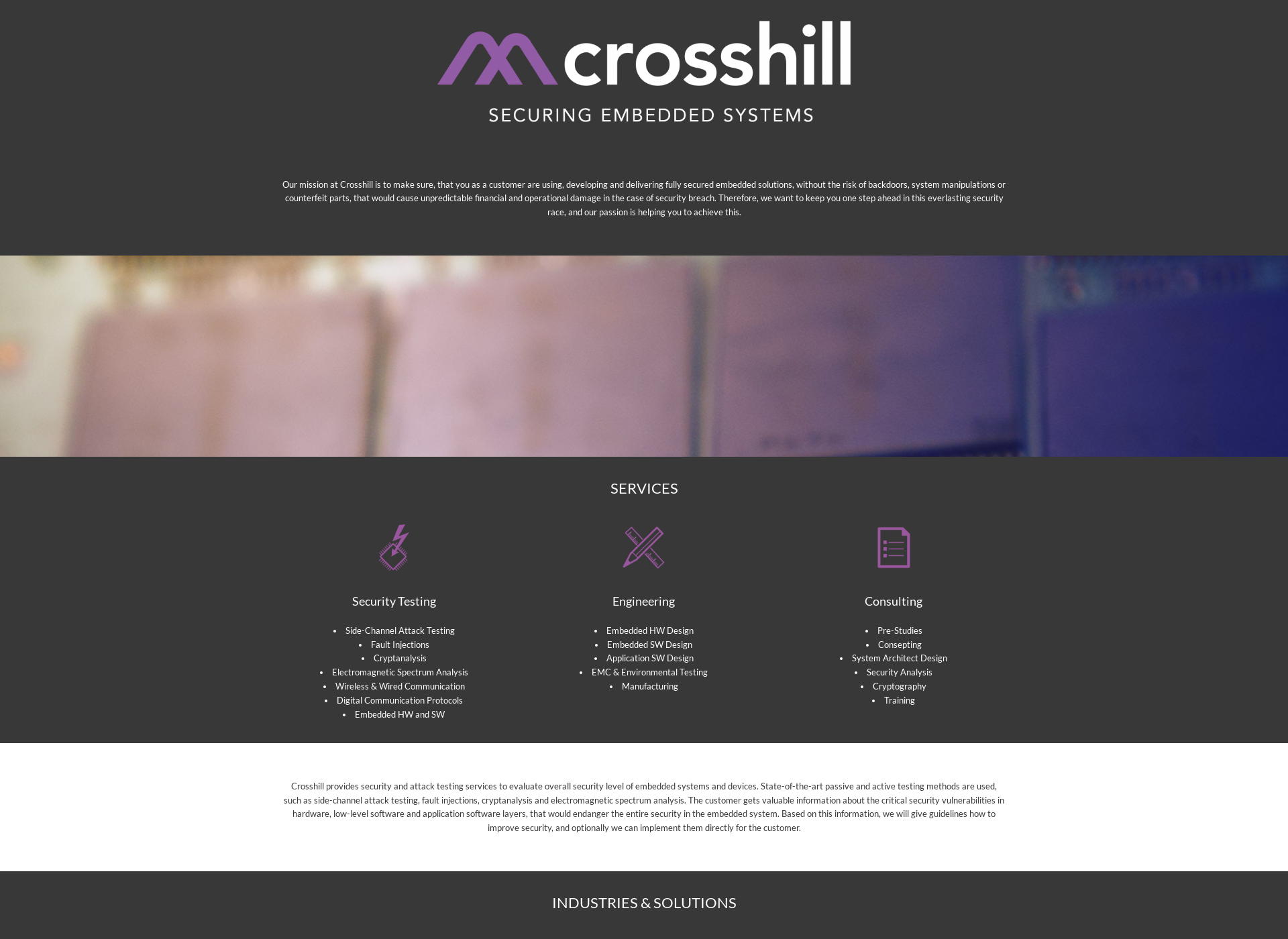 Screenshot for crosshill.fi