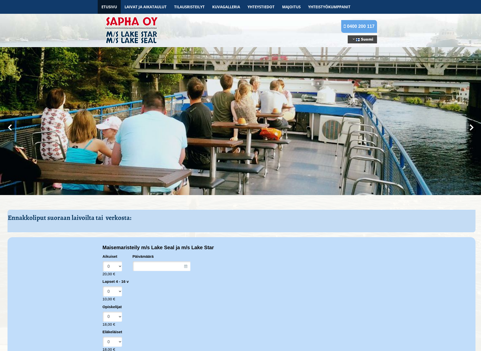 Skärmdump för cruisessavonlinna.fi