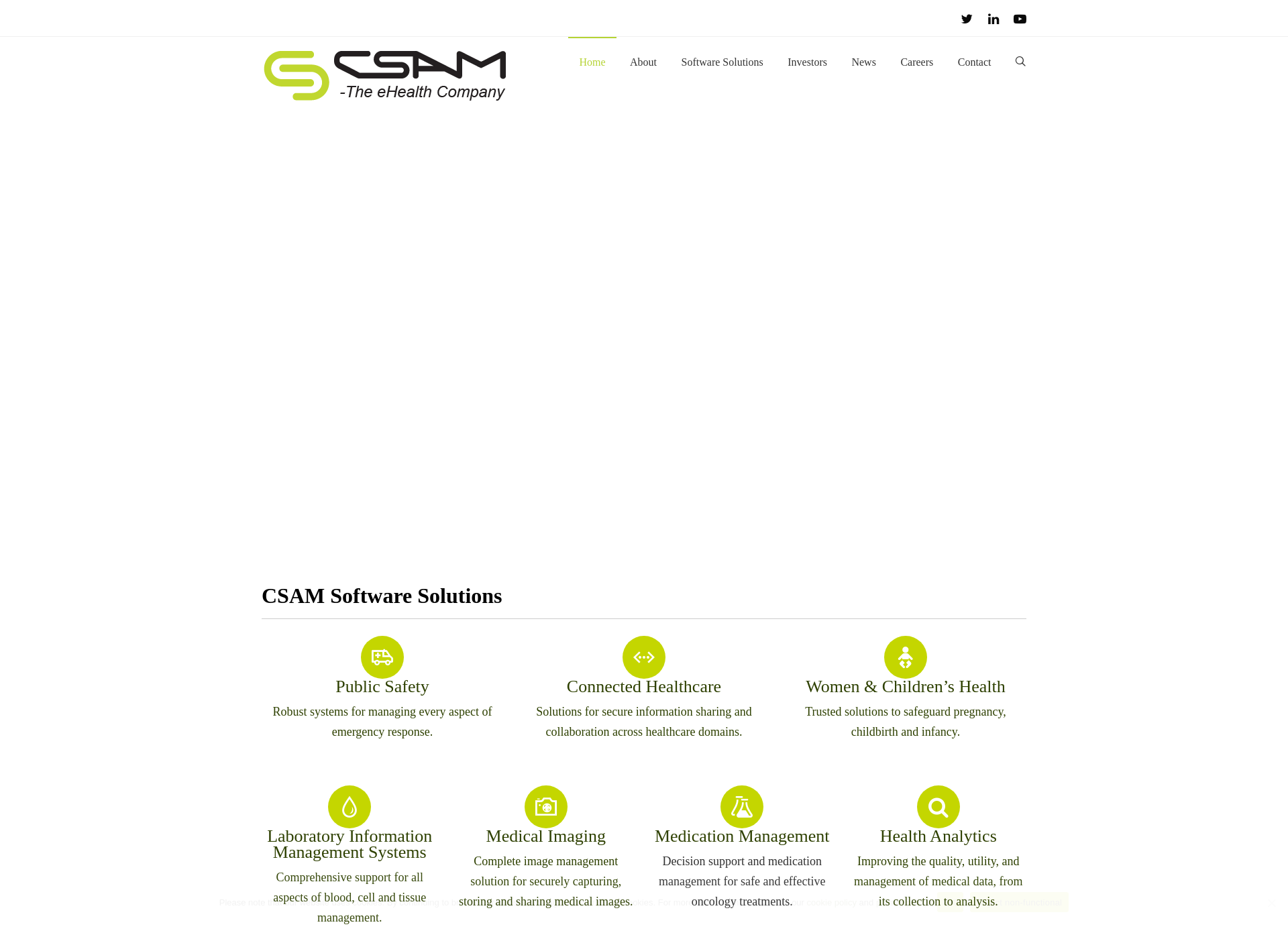 Skärmdump för csam.fi