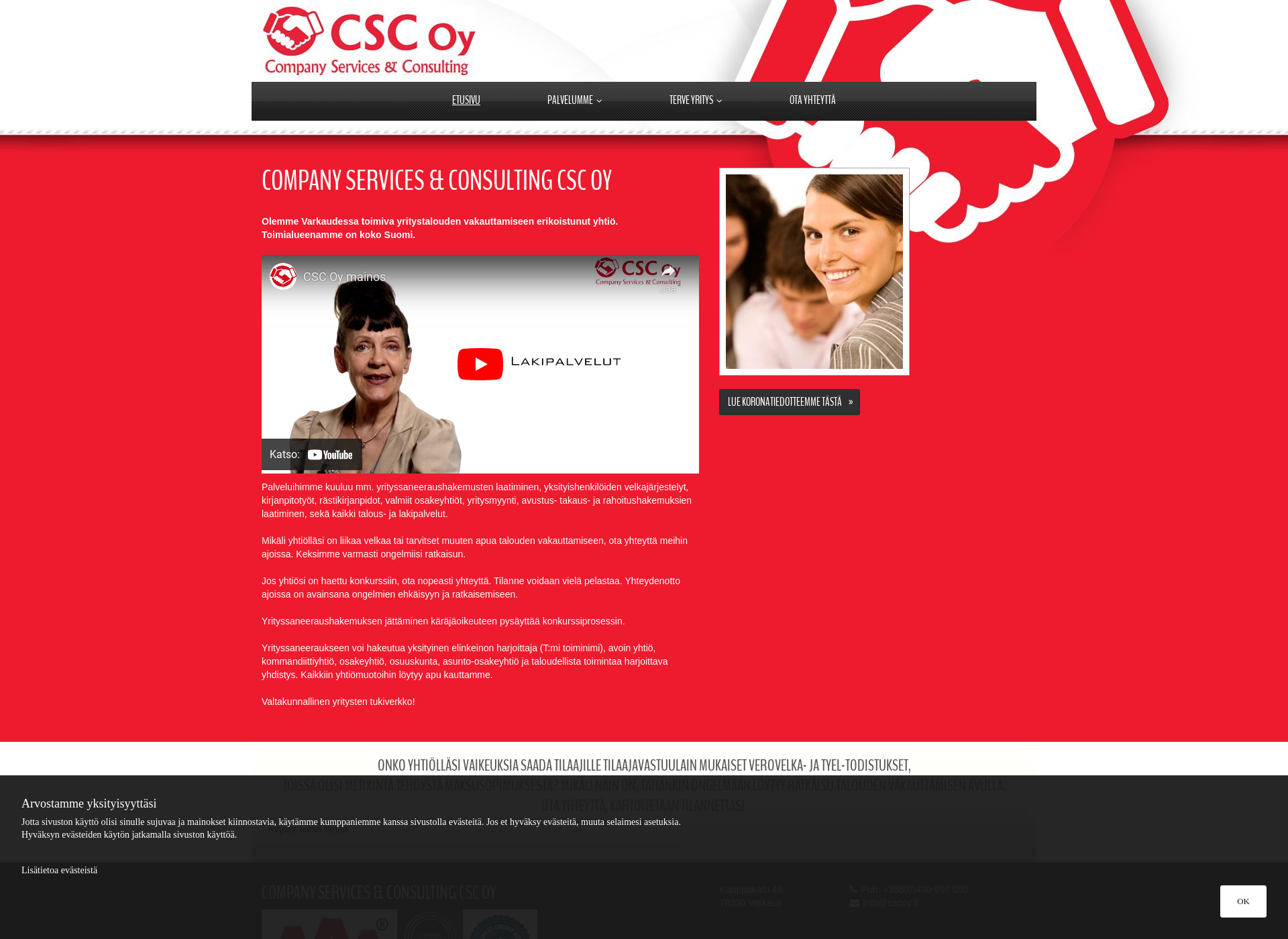 Screenshot for cscoy.fi