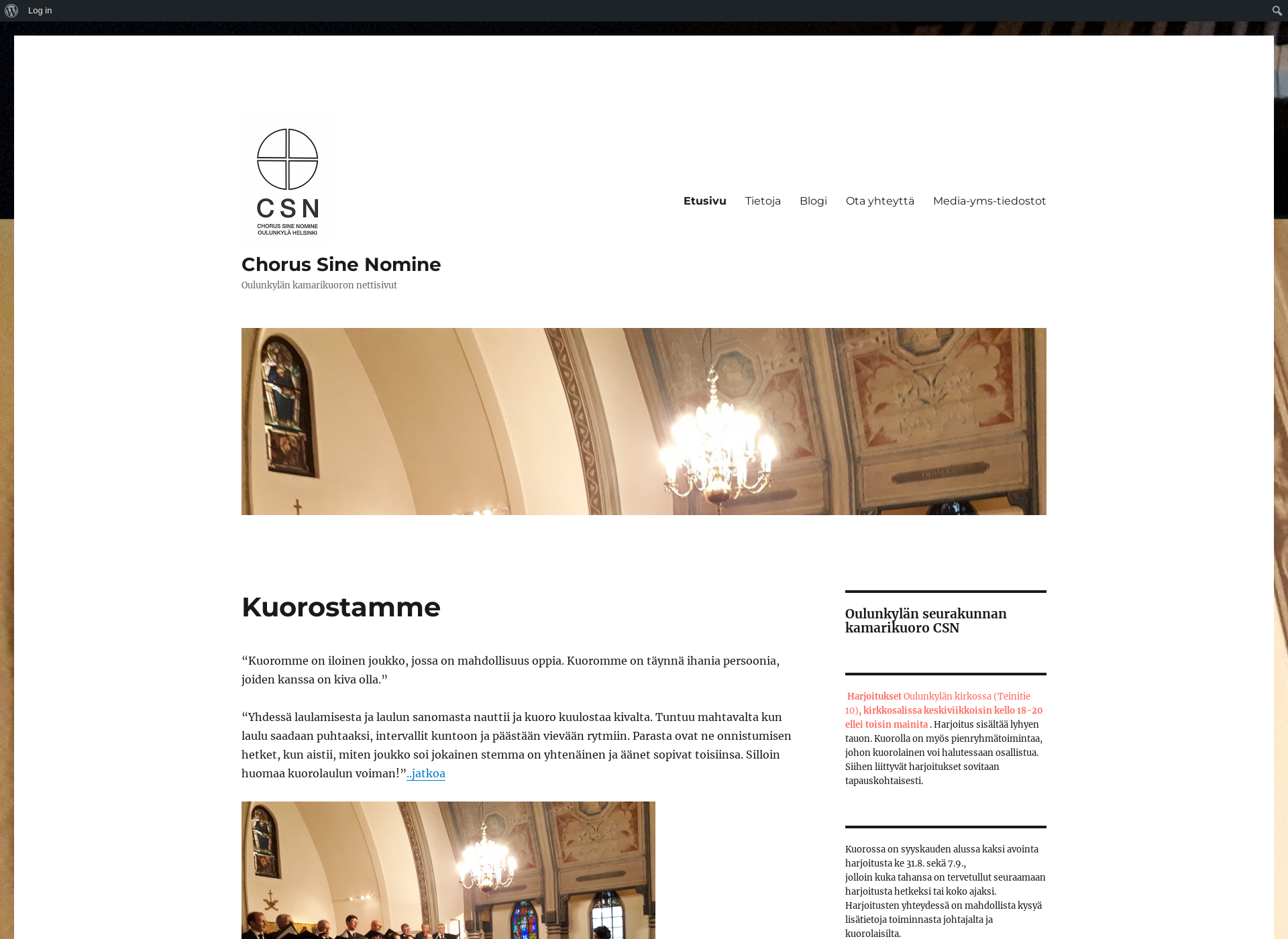 Screenshot for csn.fi