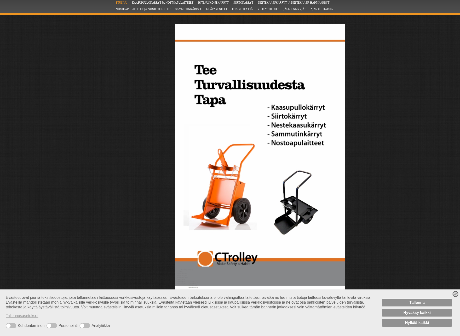 Skärmdump för ctrolley.fi