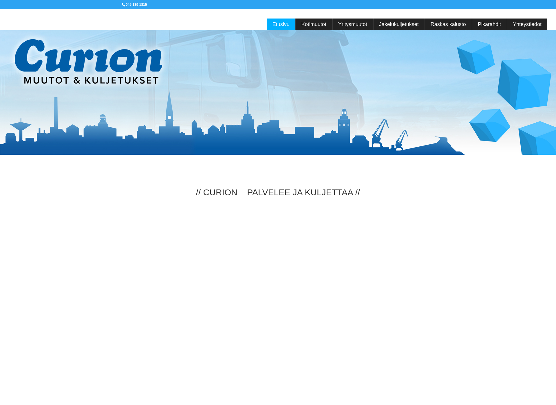 Screenshot for curion.fi