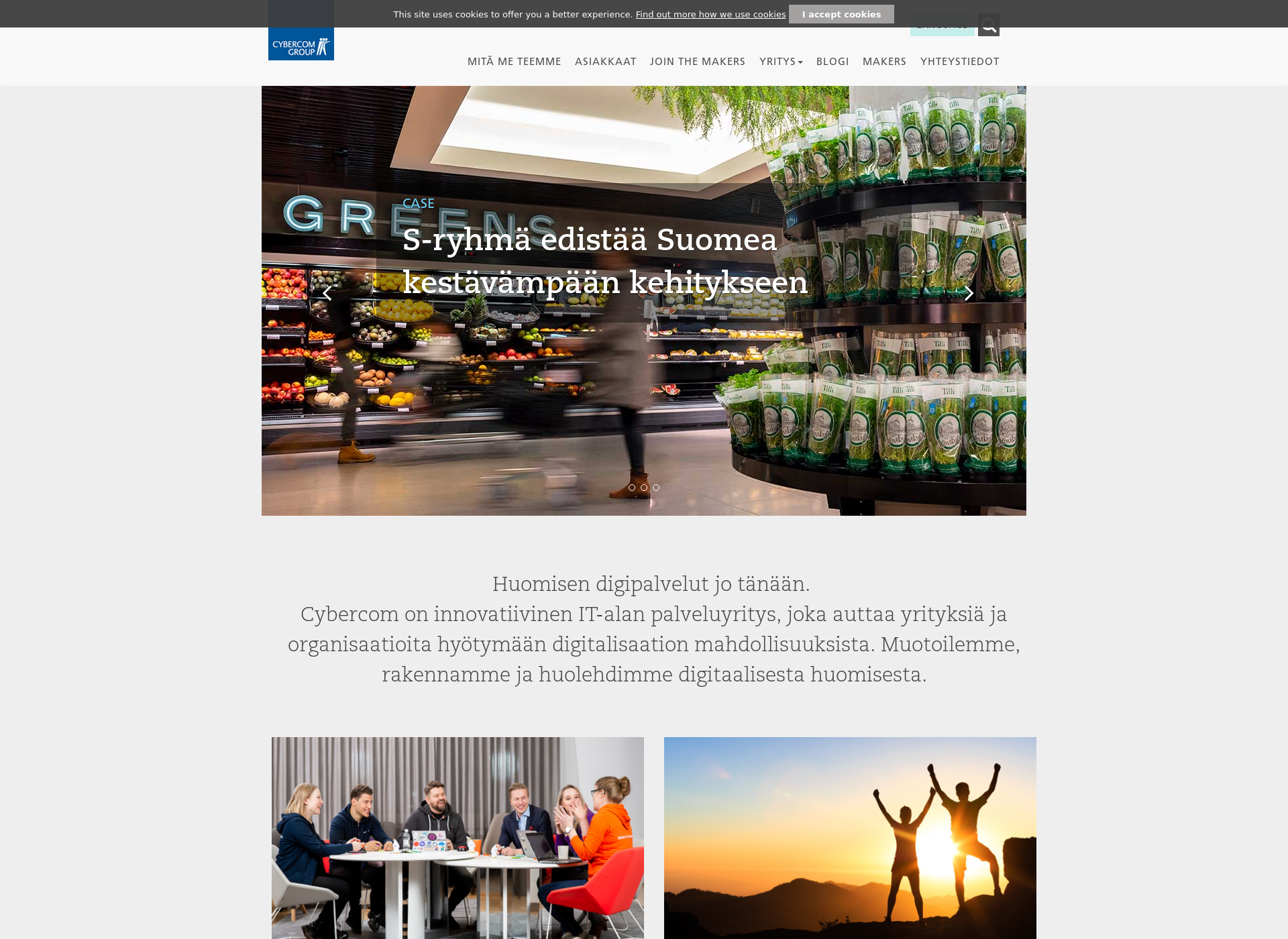Skärmdump för customermagazines.fi