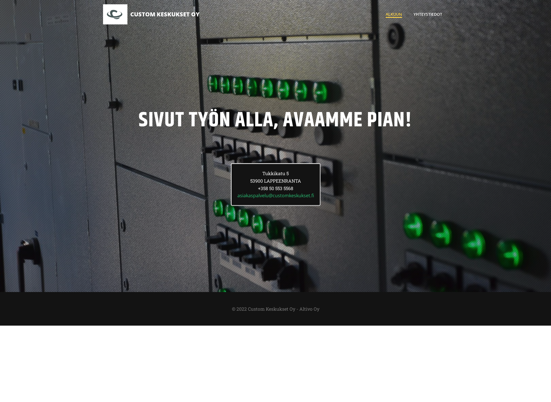Skärmdump för custompowercenter.fi