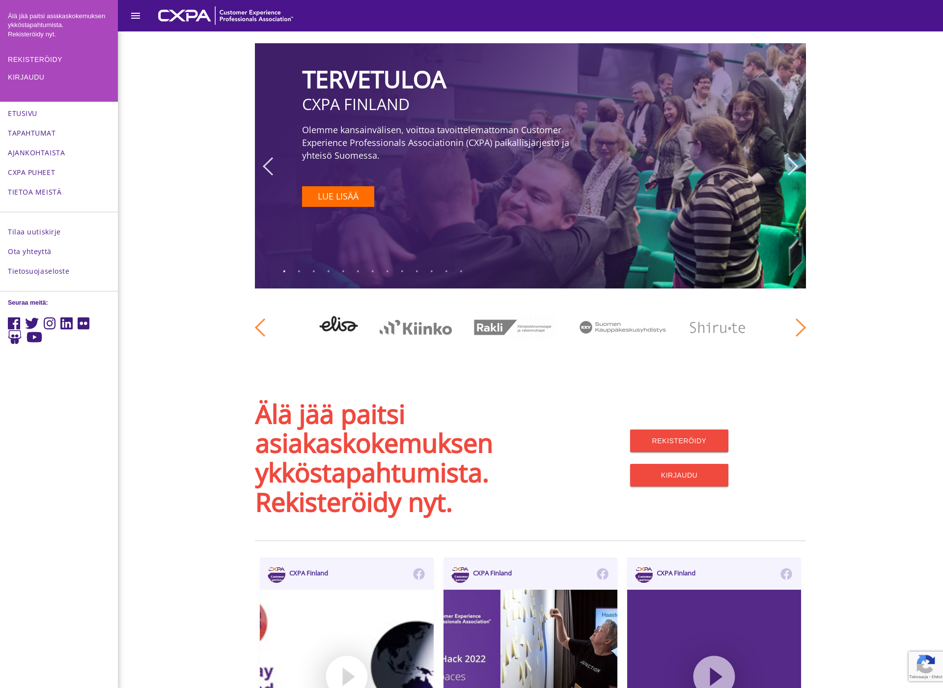 Screenshot for cxpa.fi