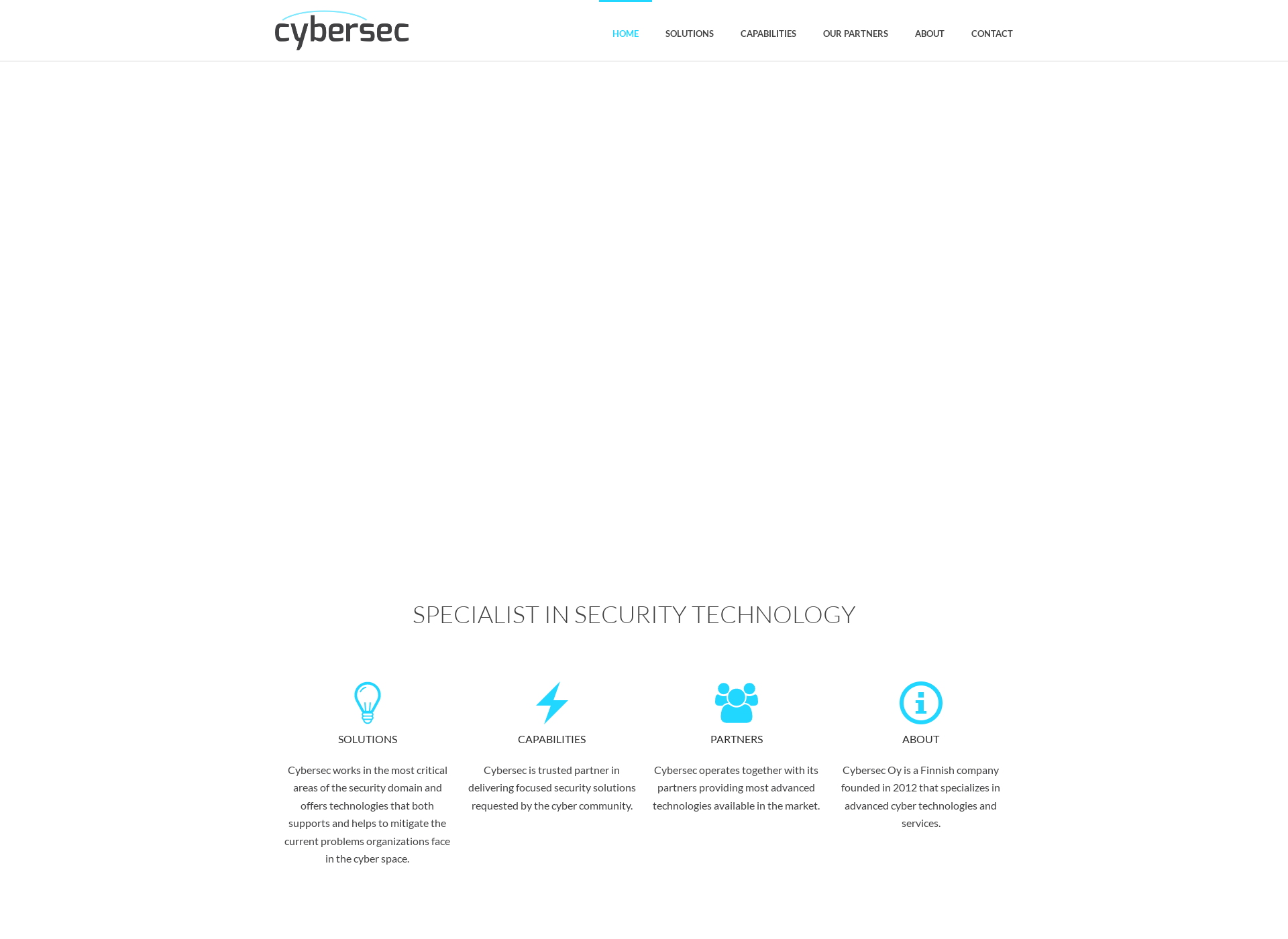 Screenshot for cybersec.fi