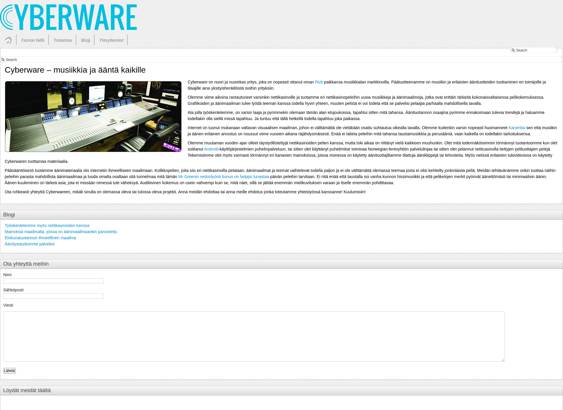 Screenshot for cyberware.fi