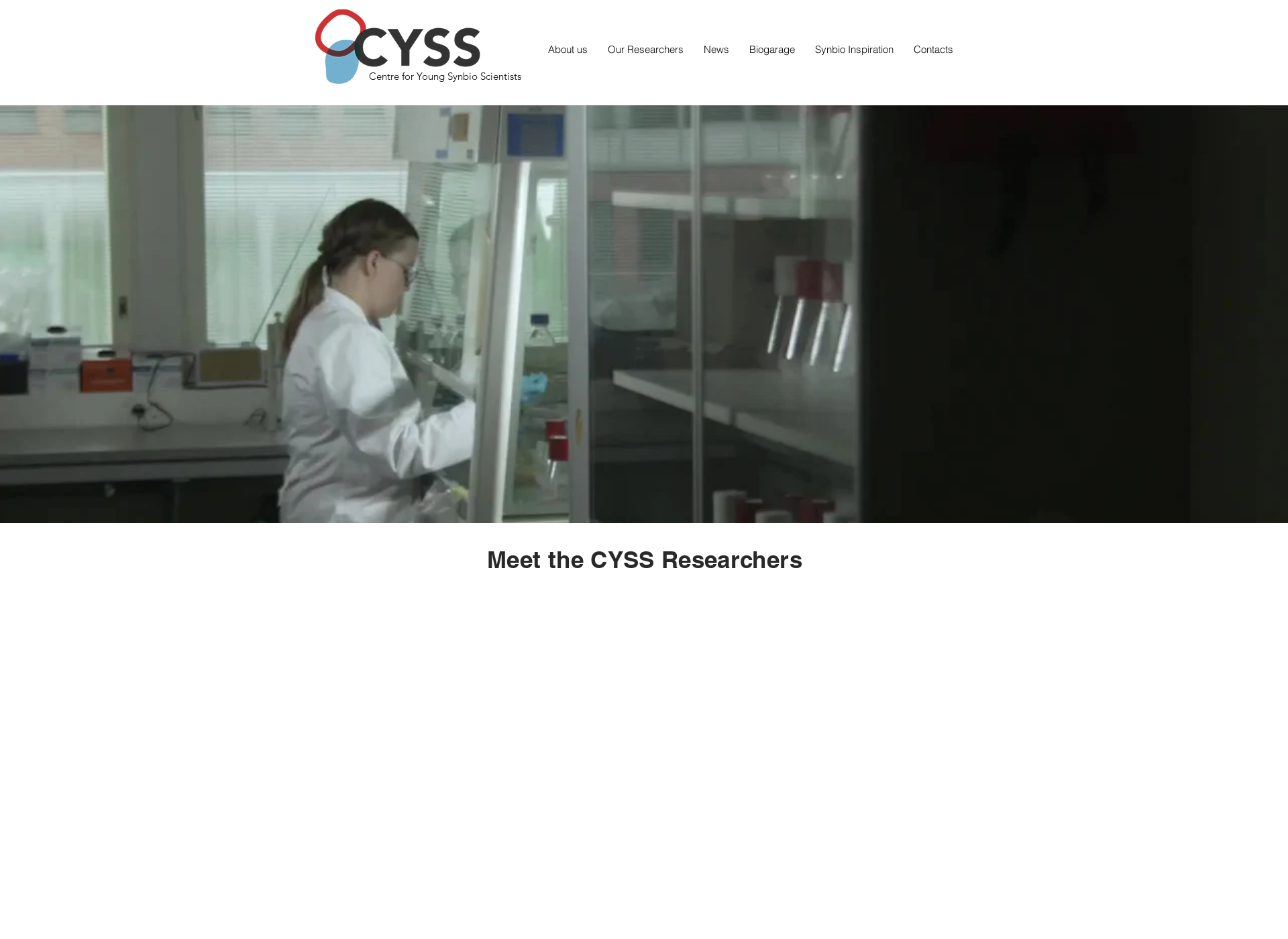 Skärmdump för cyss.fi