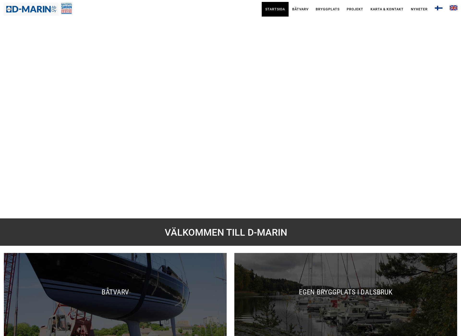 Screenshot for d-marin.fi