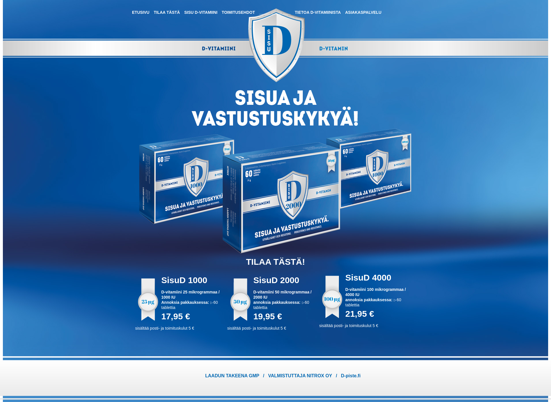 Skärmdump för d-piste.fi