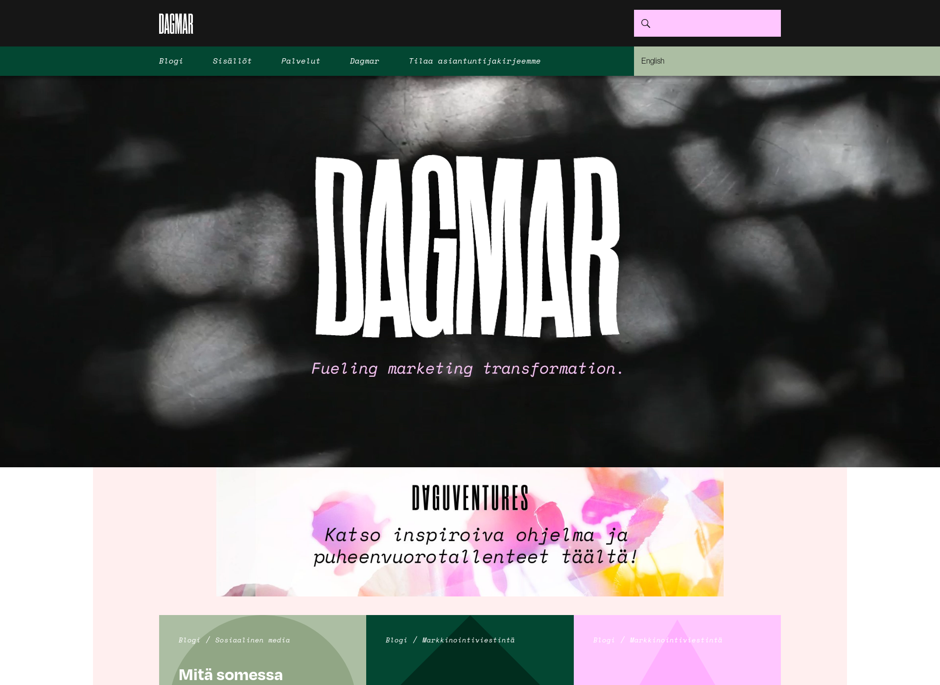 Screenshot for dagmar.fi