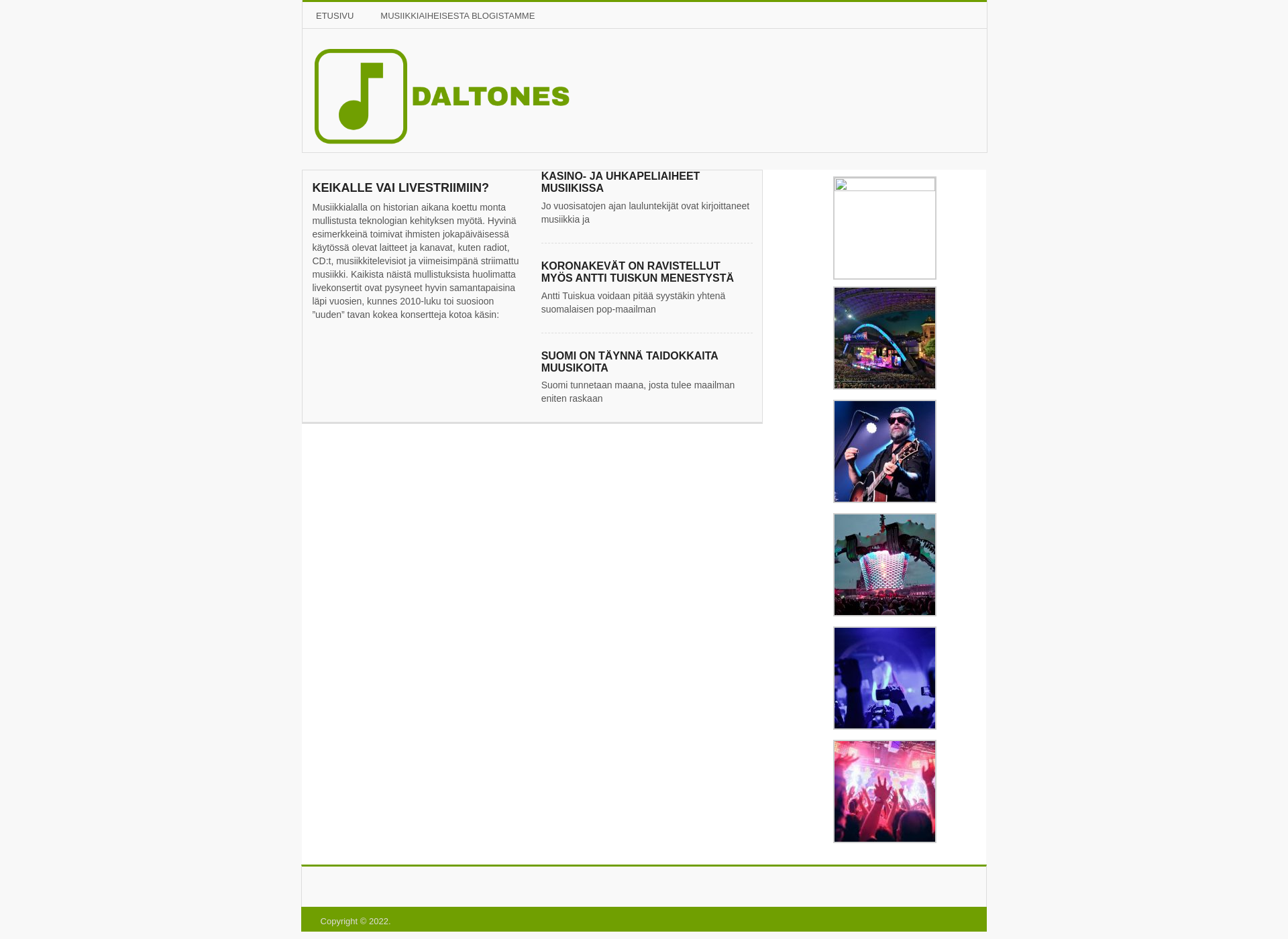 Screenshot for daltones.fi