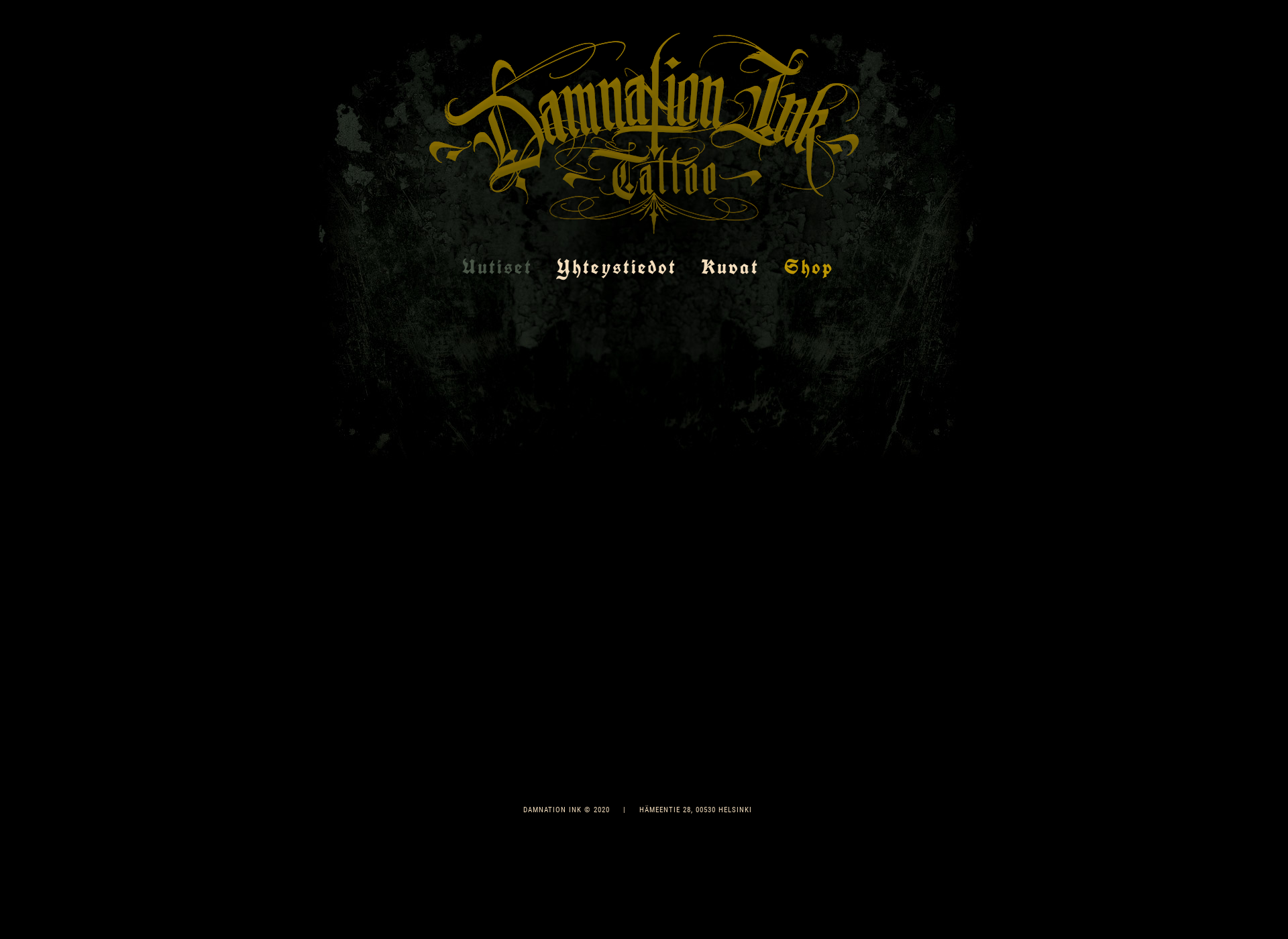 Screenshot for damnationink.fi