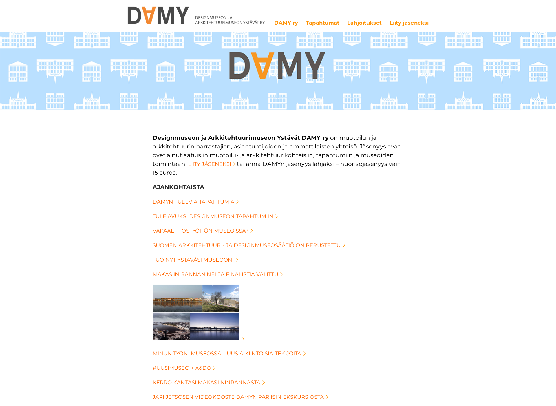 Screenshot for damy.fi