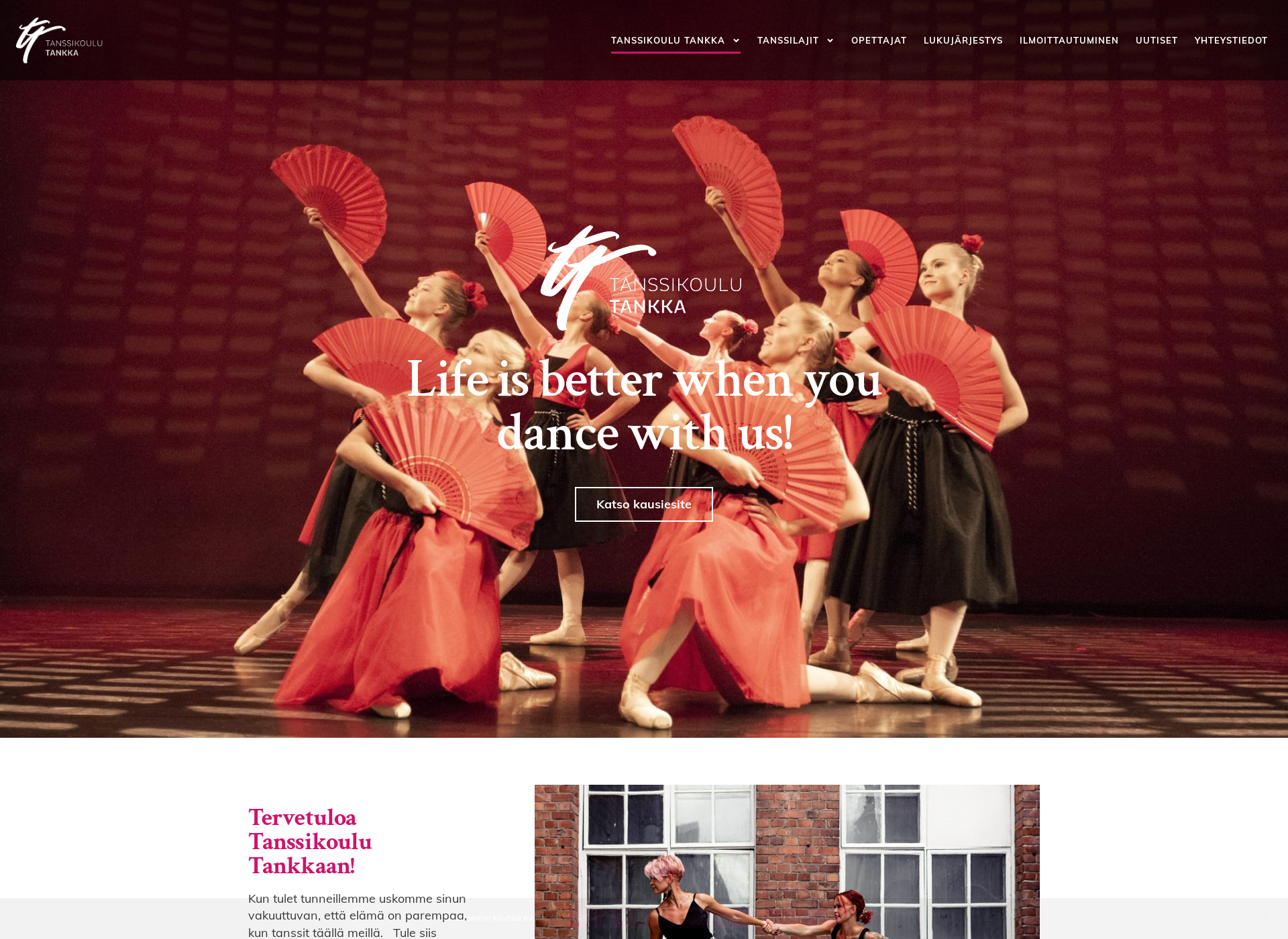 Screenshot for danceinc.fi