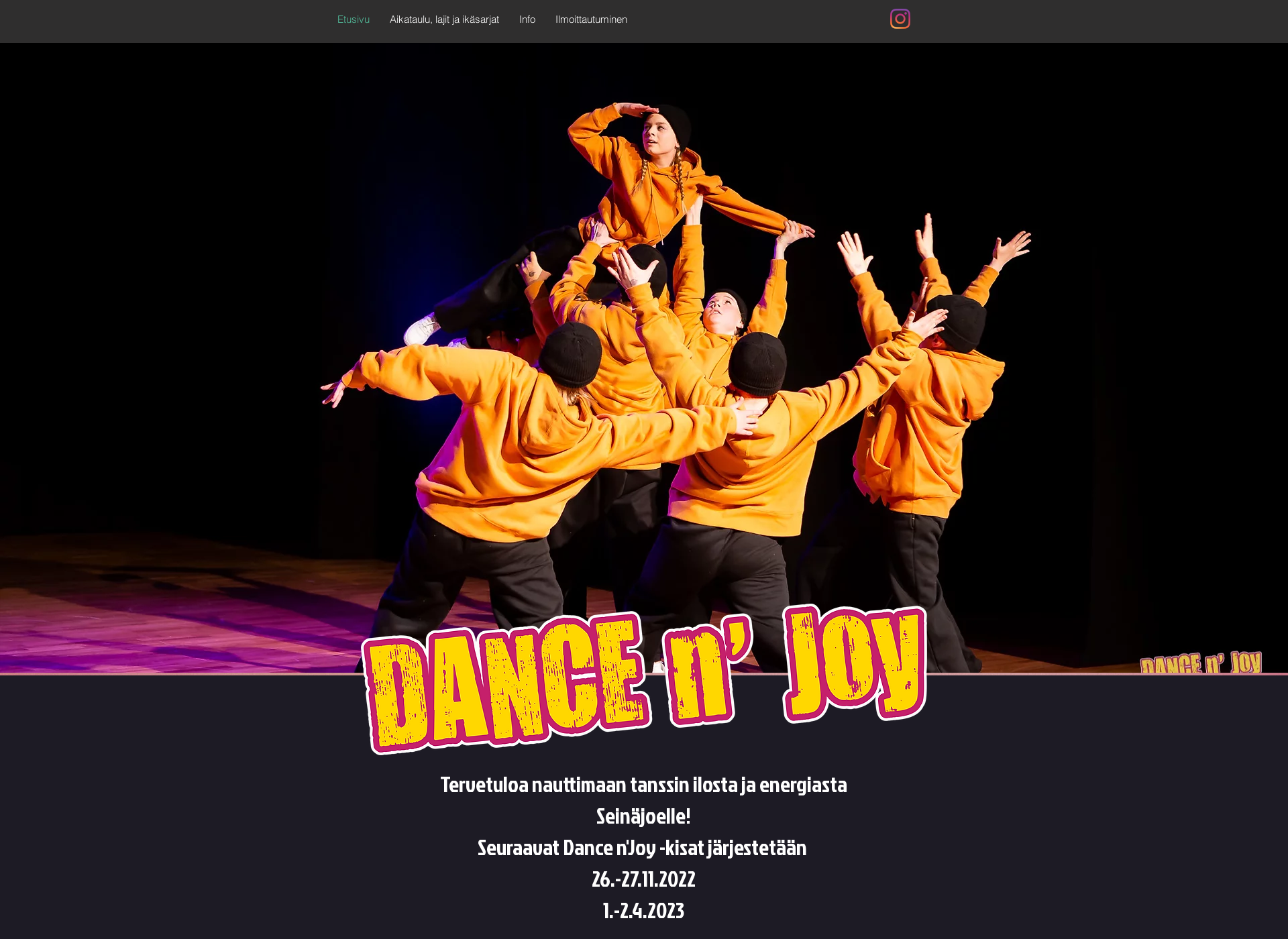 Screenshot for dancenjoy.fi