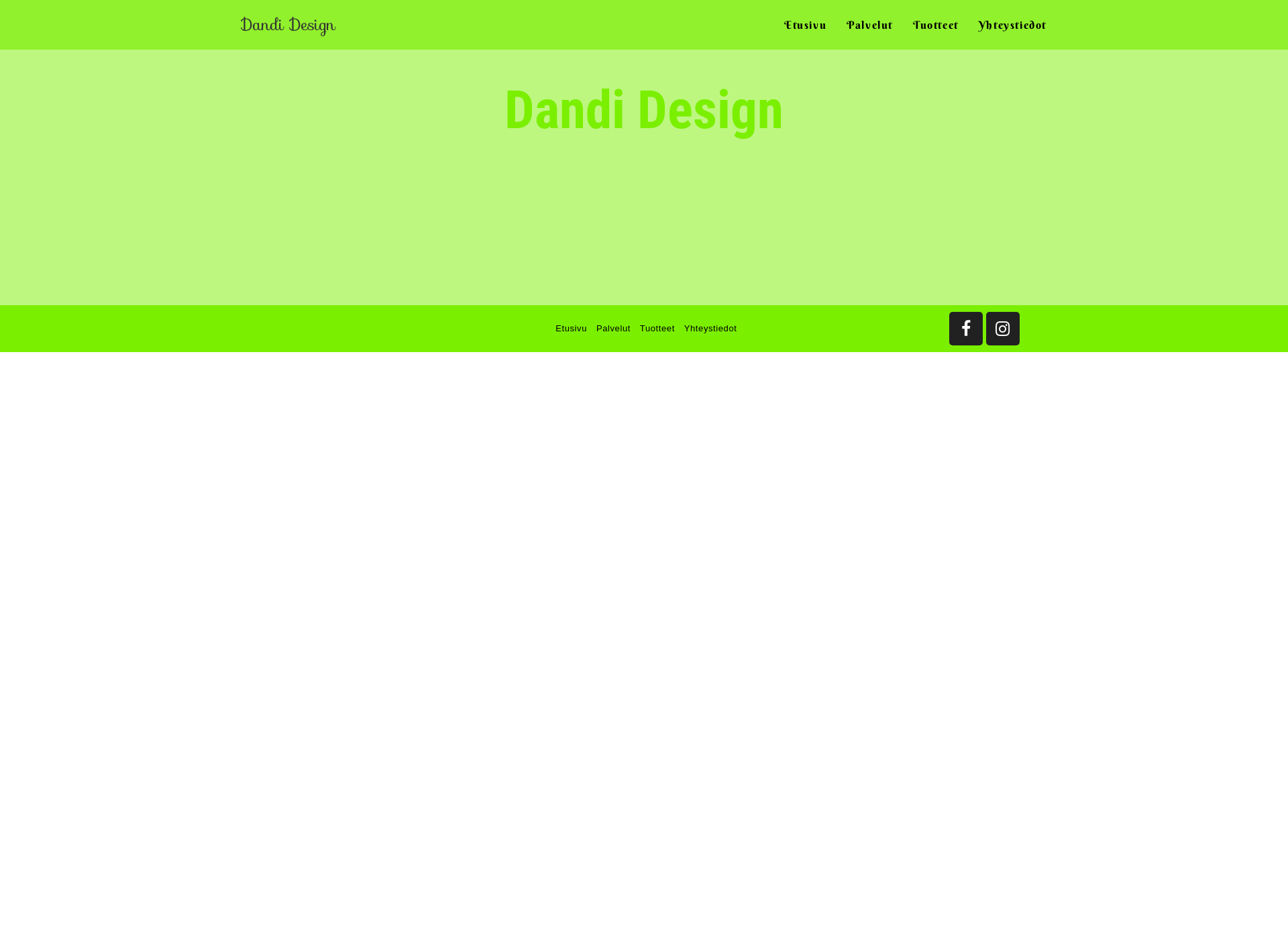 Screenshot for dandidesign.fi