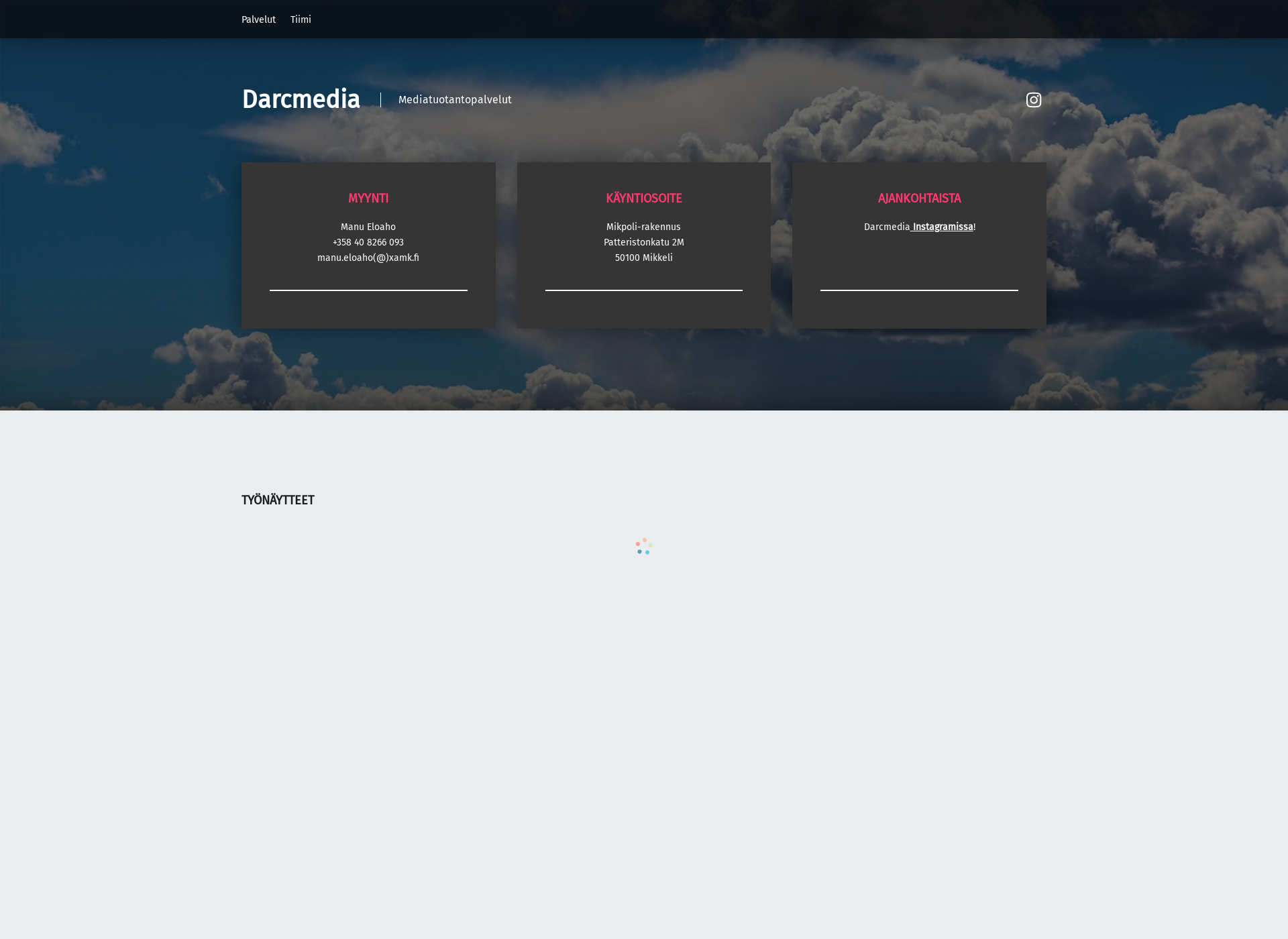 Screenshot for darcmedia.fi